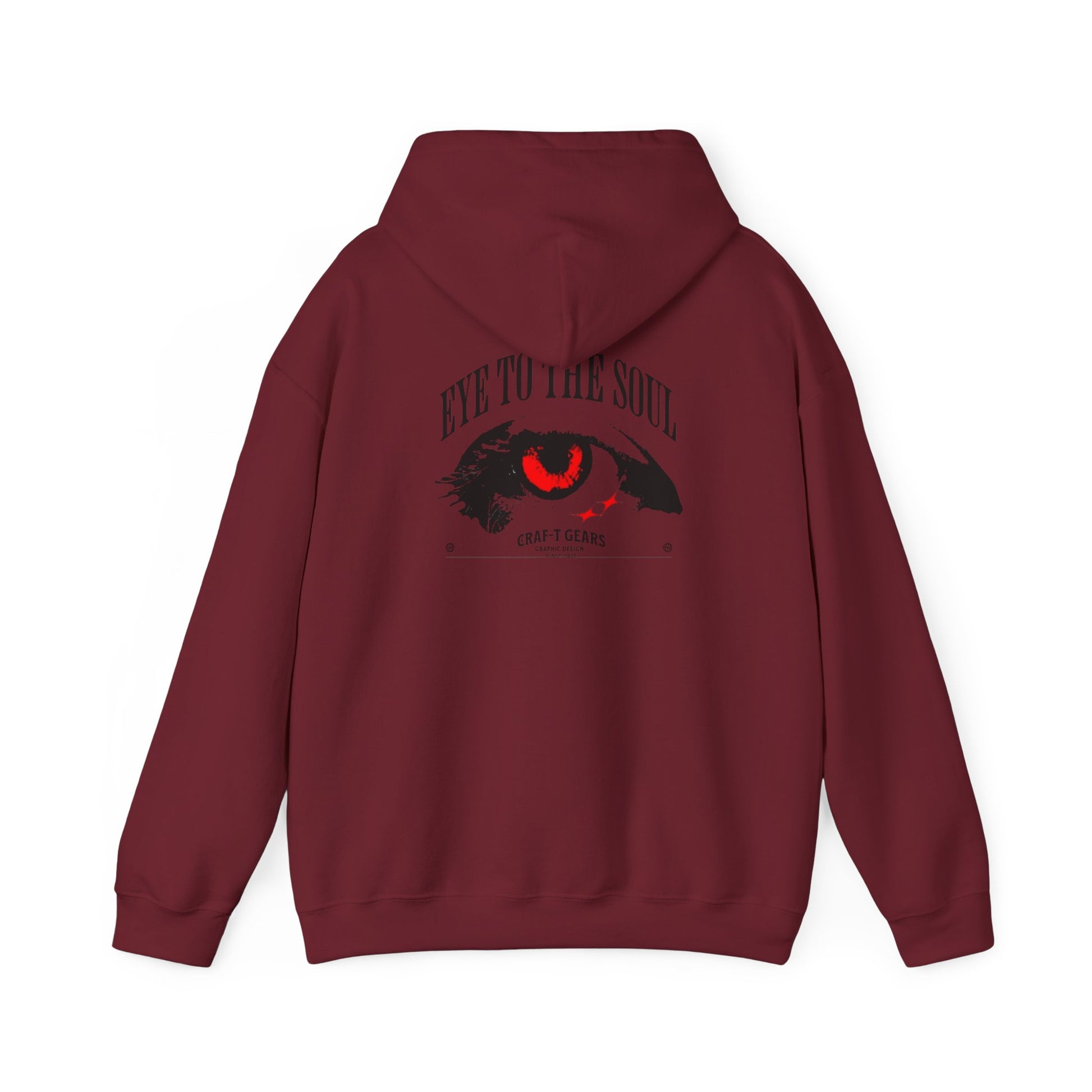 Men Heavy Blend™ Hooded Sweatshirt - 'The Eyes Tell a Story' Design