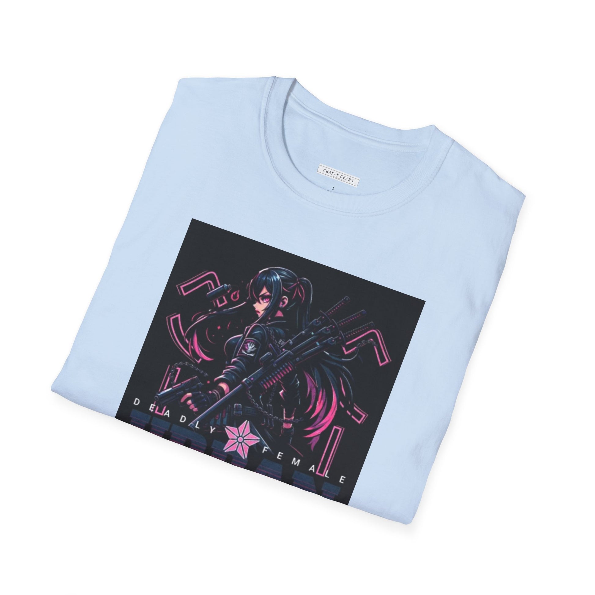 Samurai Vibe Women Softstyle T-Shirt - Perfect for Anime Lovers & Casual Wear