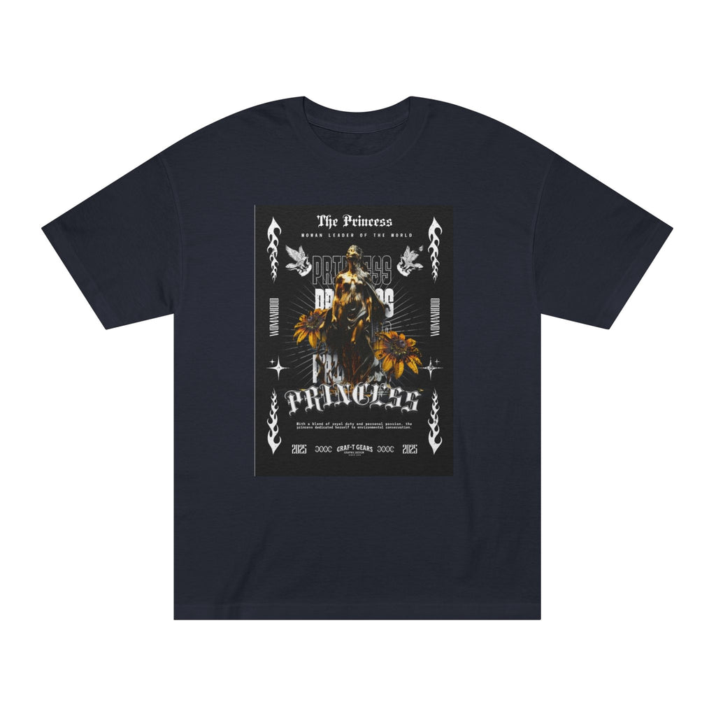Princess Vintage Unisex Classic Tee - Floral Graphic T-Shirt