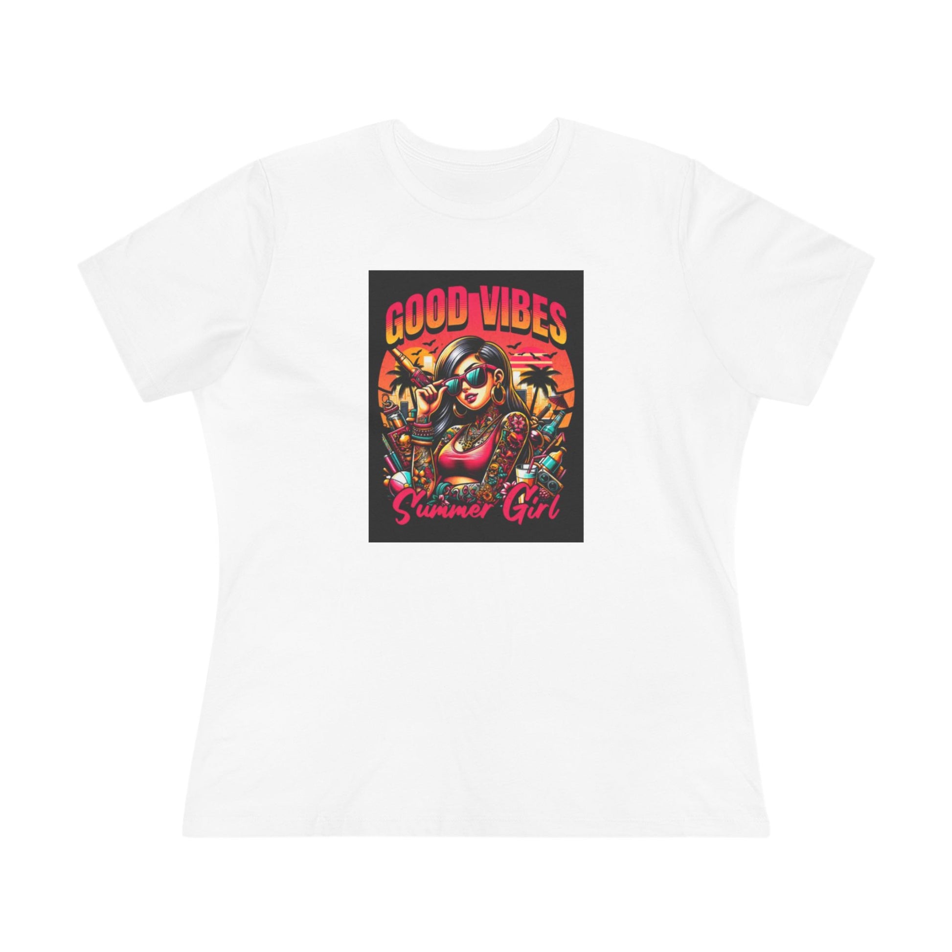 Good Vibes Summer Girl Cotton Tee