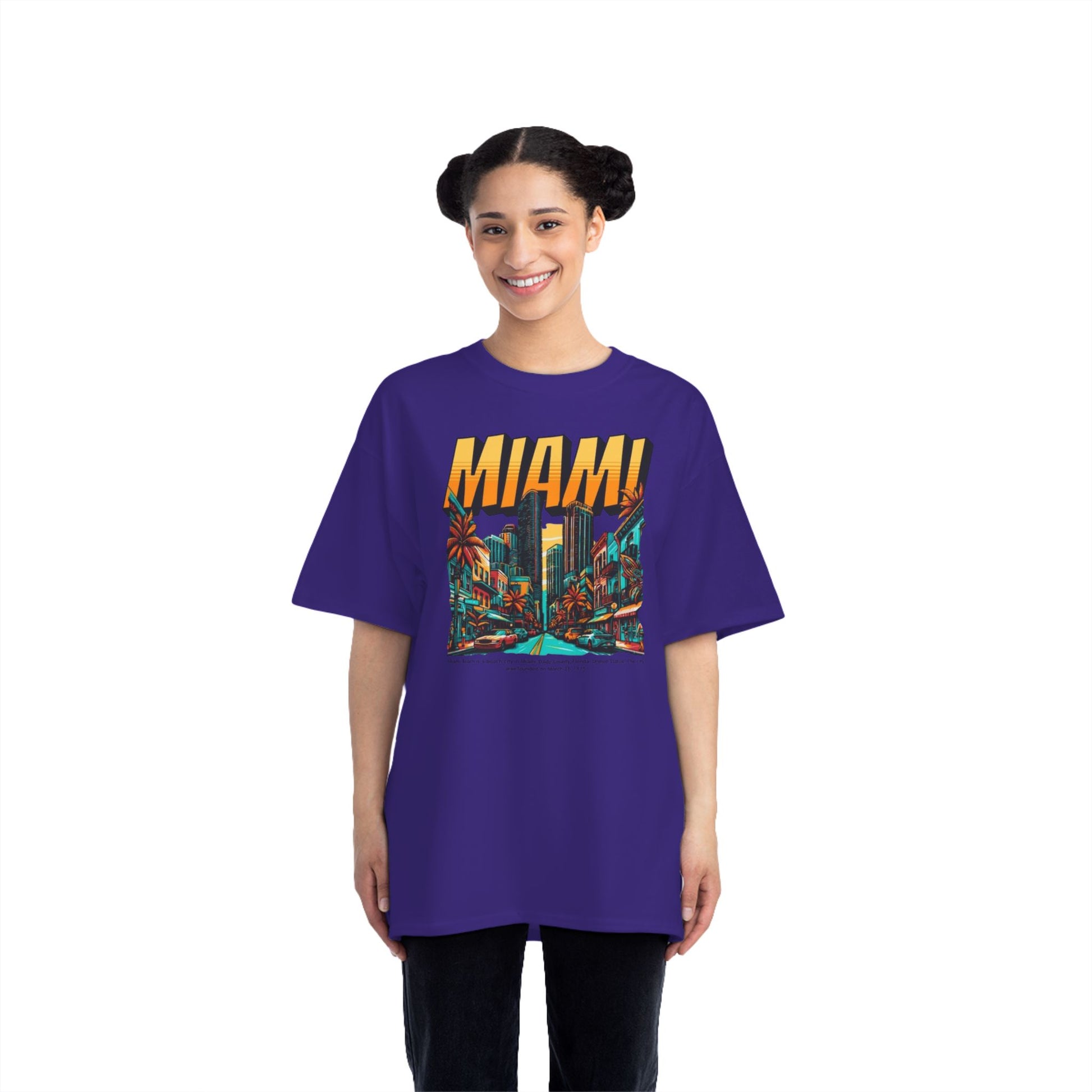 Miami Vintage Graphic T-Shirt - Perfect for Summer Adventures