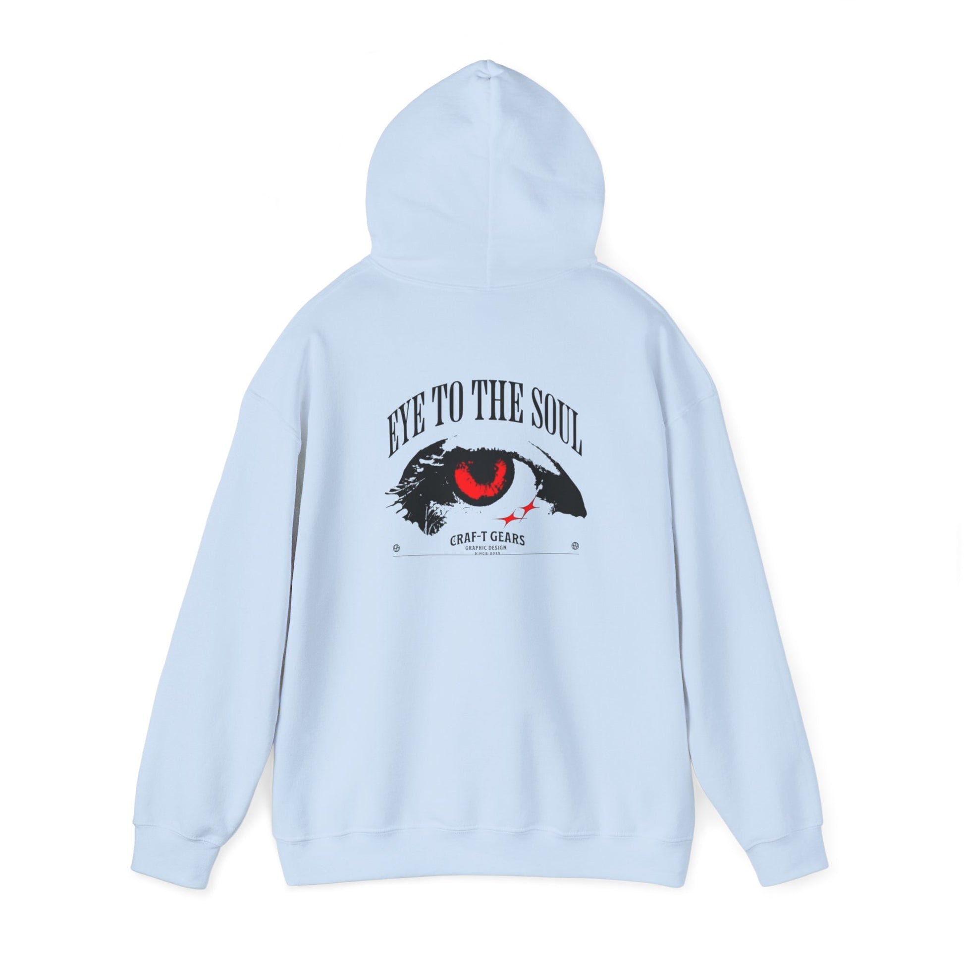 Men Heavy Blend™ Hooded Sweatshirt - 'The Eyes Tell a Story' Design