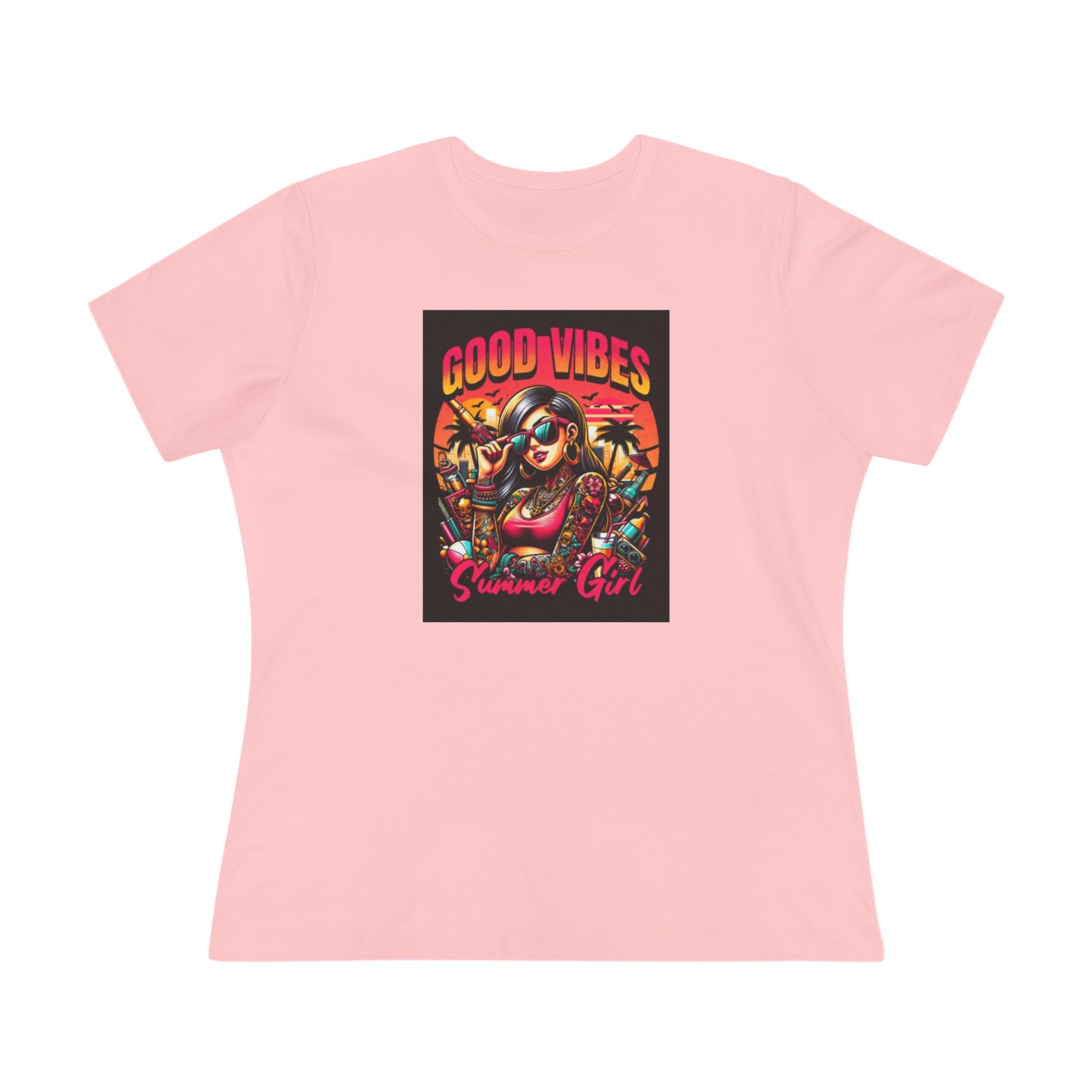 Good Vibes Summer Girl Cotton Tee