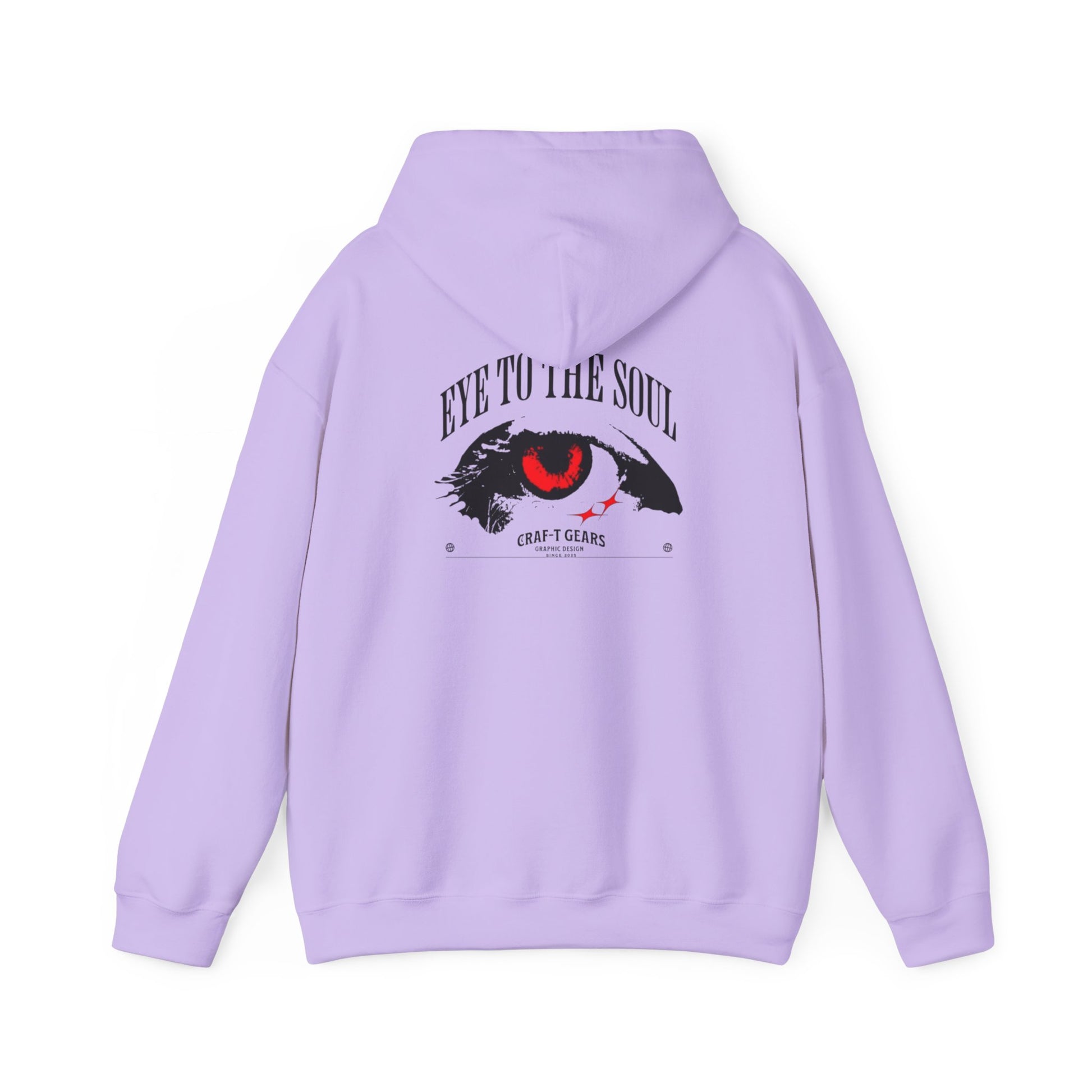 Men Heavy Blend™ Hooded Sweatshirt - 'The Eyes Tell a Story' Design