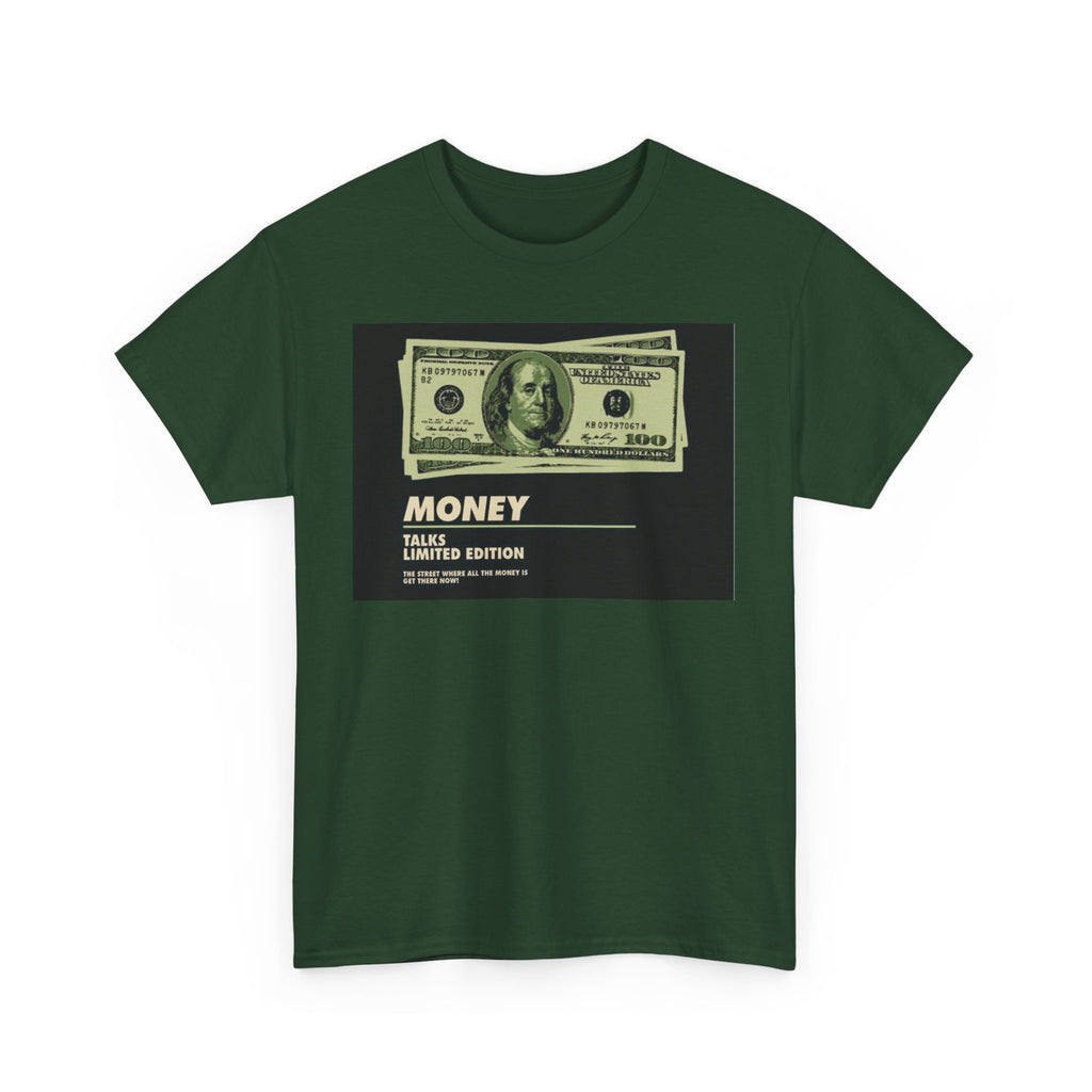 Limited Edition Money Graphic Male Heavy Cotton Tee