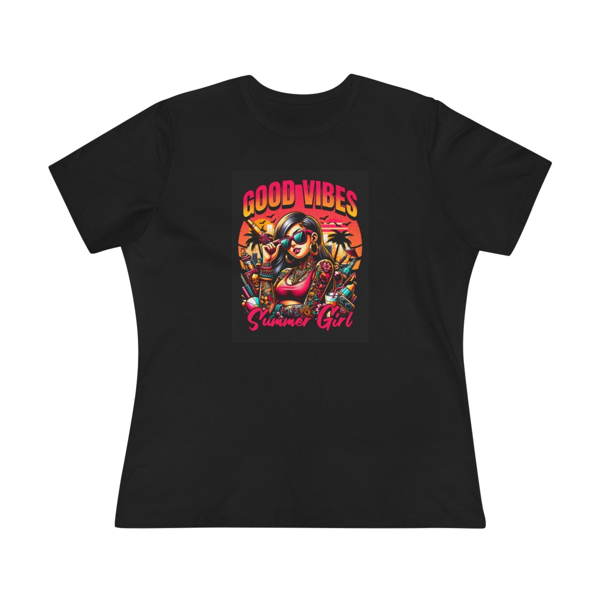 Good Vibes Summer Girl Cotton Tee