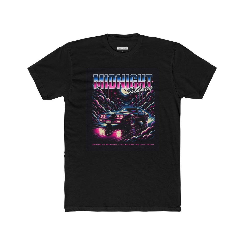 Retro Midnight Cruise Women Cotton Crew Tee