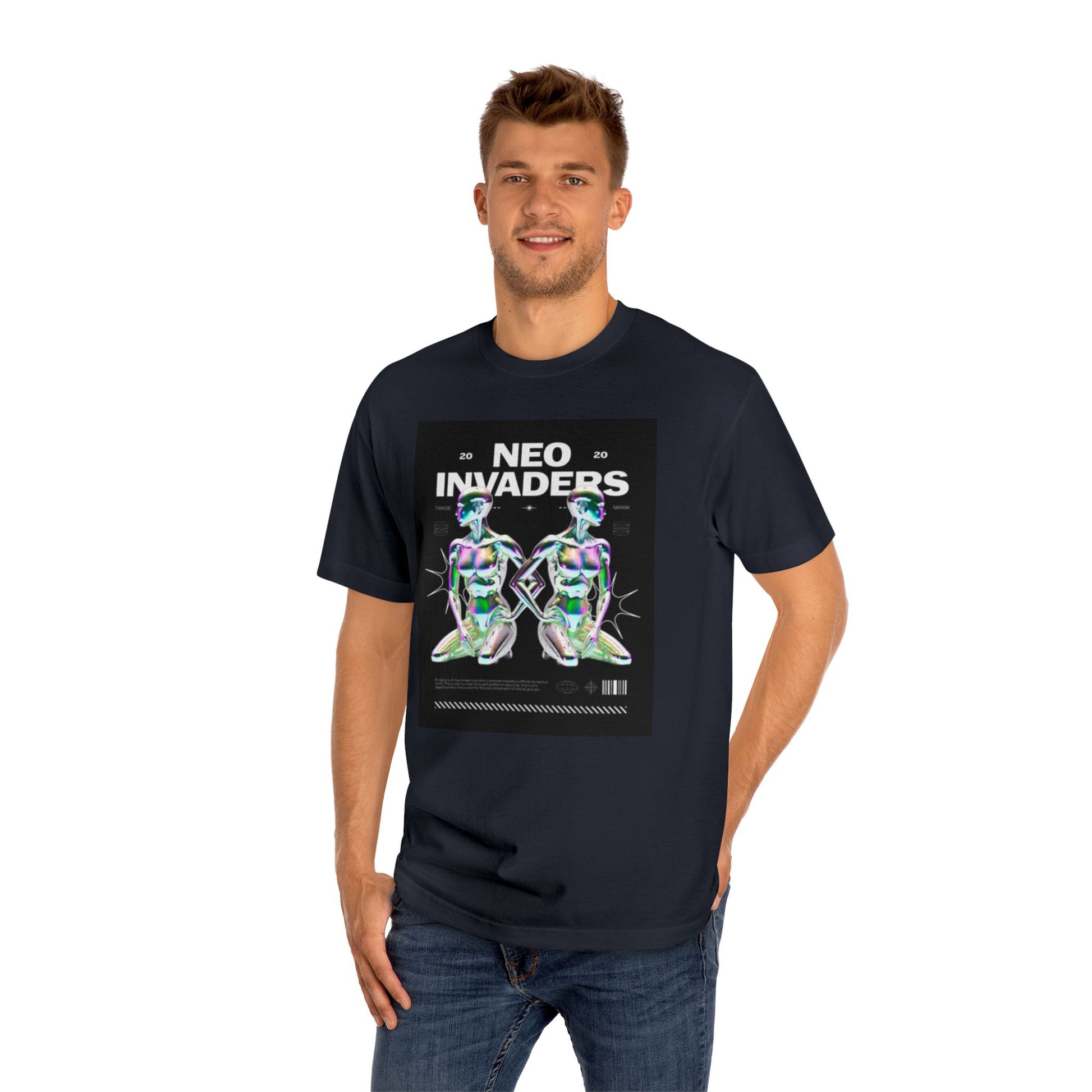 Women Classic Tee - Neo Invaders Graphic Tee - Trendy and Bold Streetwear