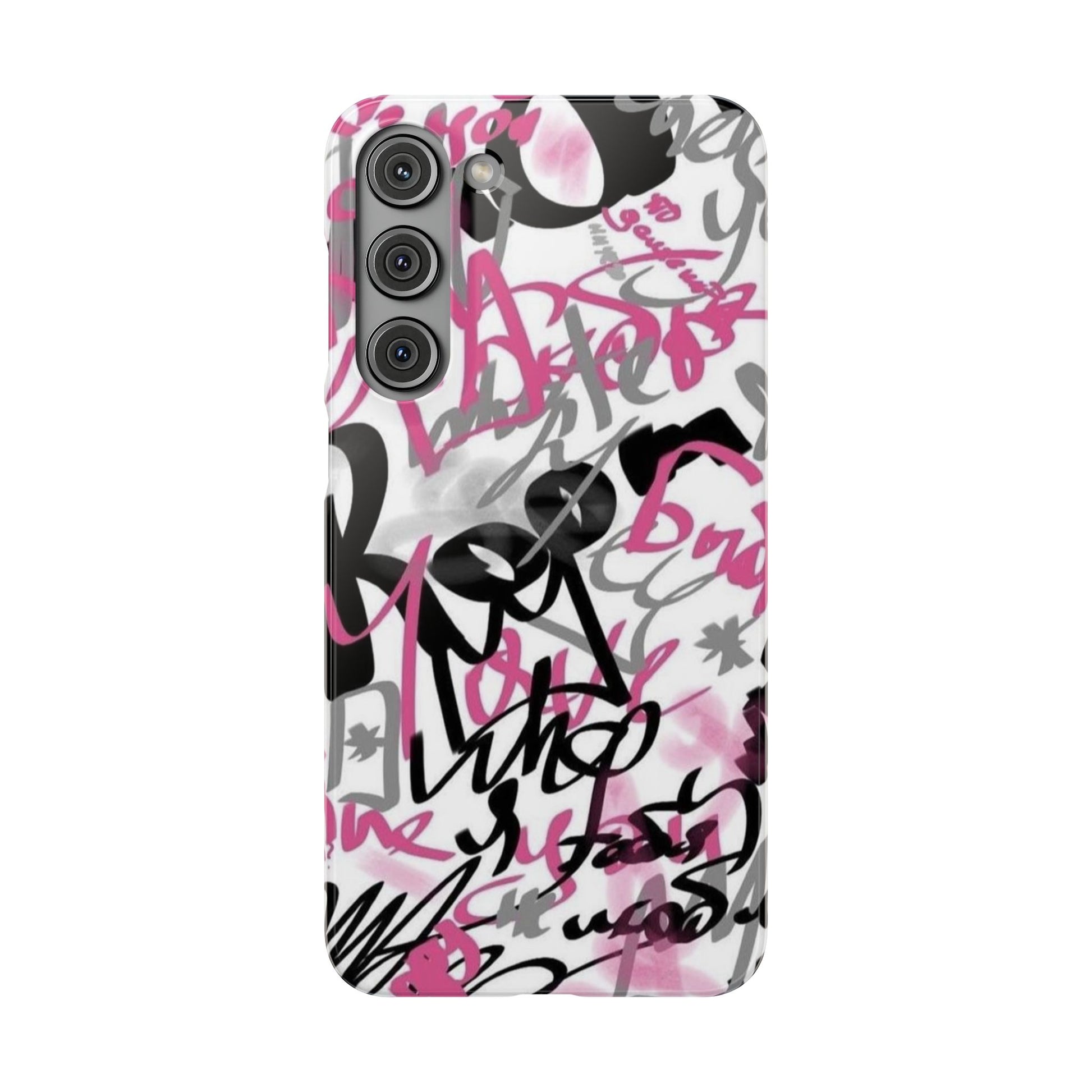 Trendy Graffiti Snap Cases for iPhone - Stylish Protection with Vibrant Art