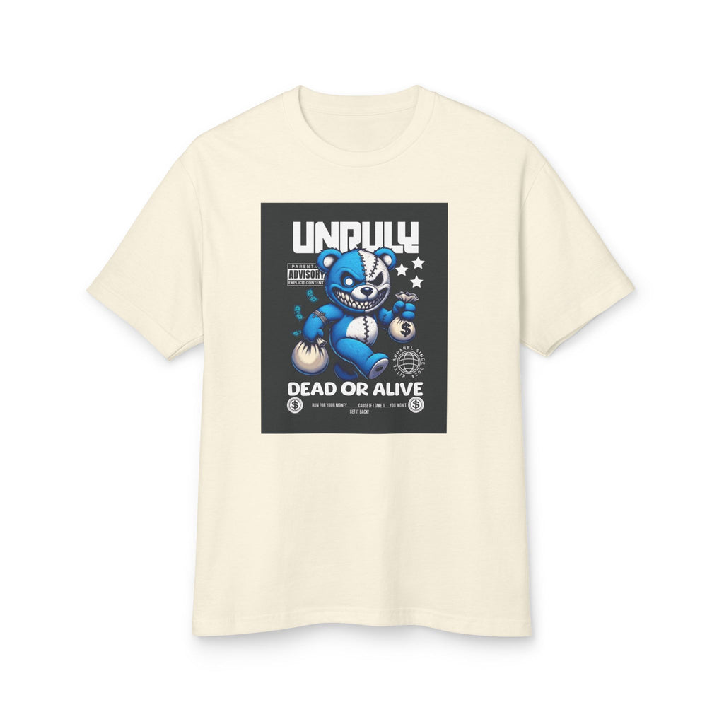 Male Graphic Tee - 'Unruly Dead or Alive' Design