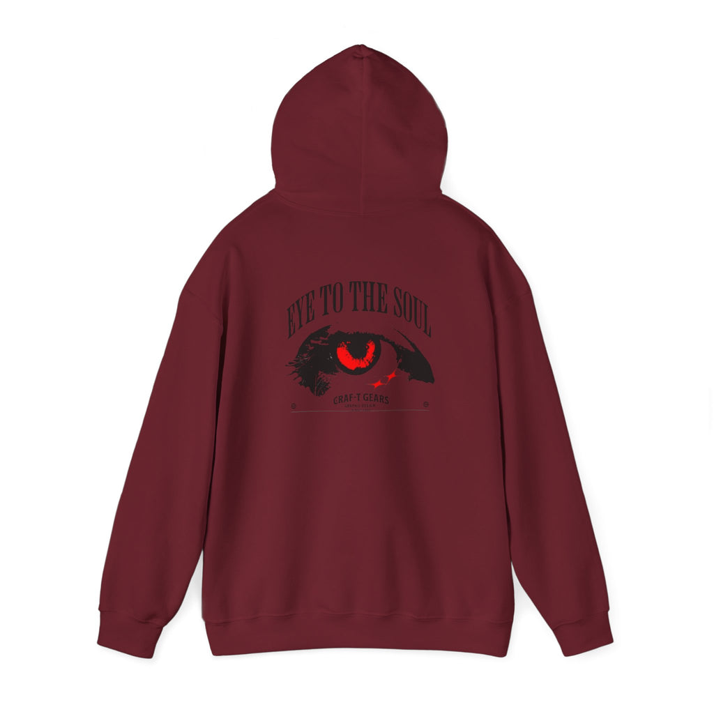 Men Heavy Blend™ Hooded Sweatshirt - 'The Eyes Tell a Story' Design
