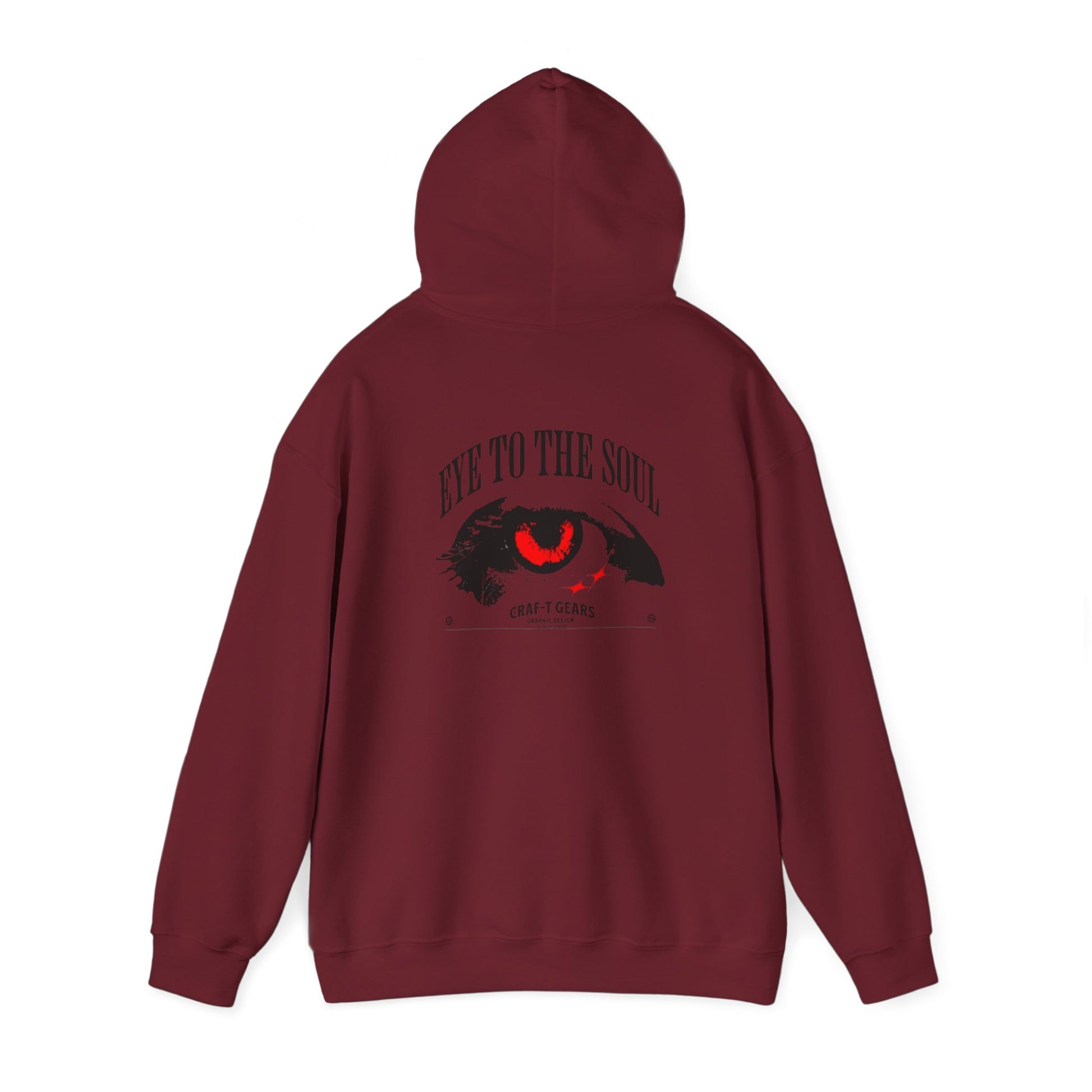 Men Heavy Blend™ Hooded Sweatshirt - 'The Eyes Tell a Story' Design