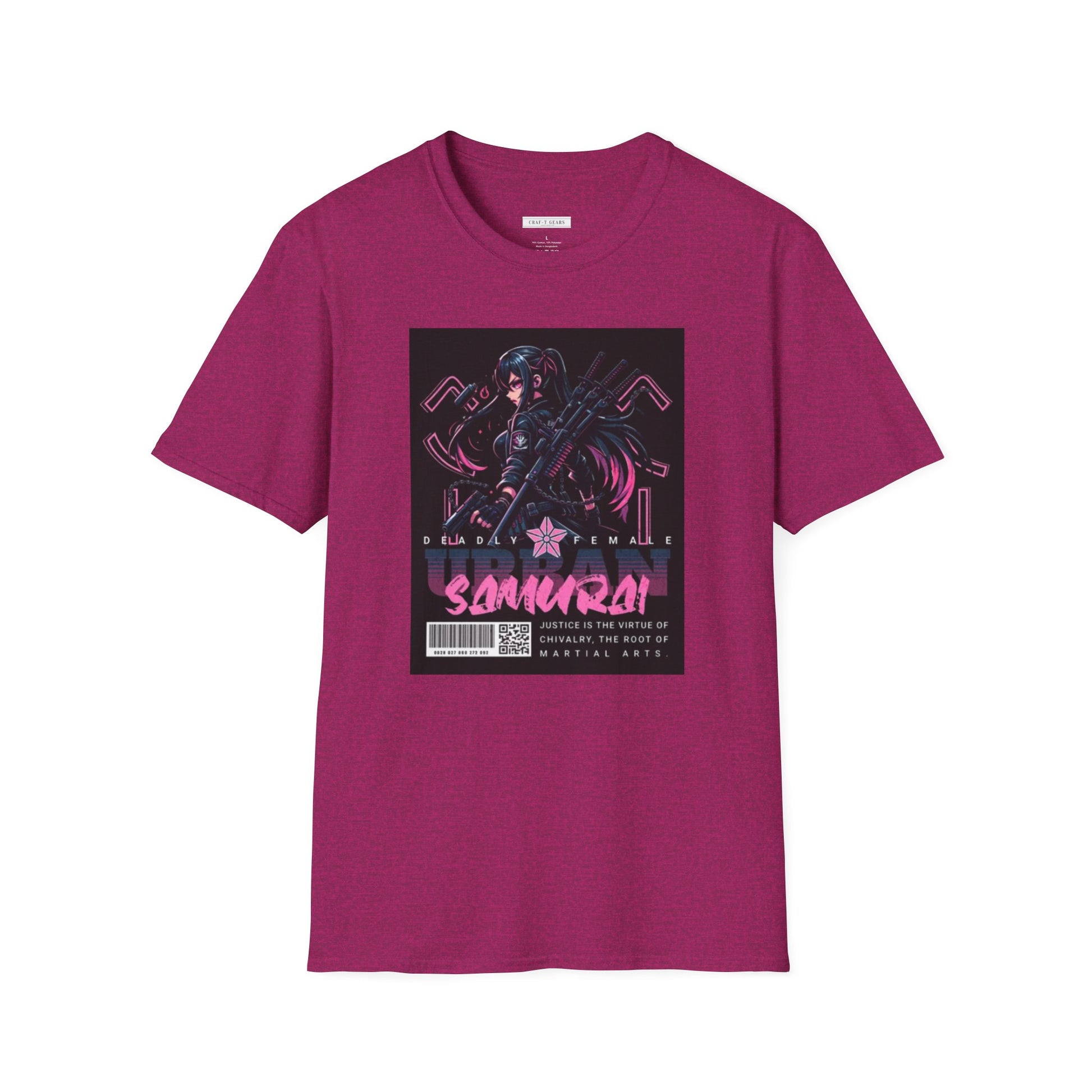 Samurai Vibe Women Softstyle T-Shirt - Perfect for Anime Lovers & Casual Wear