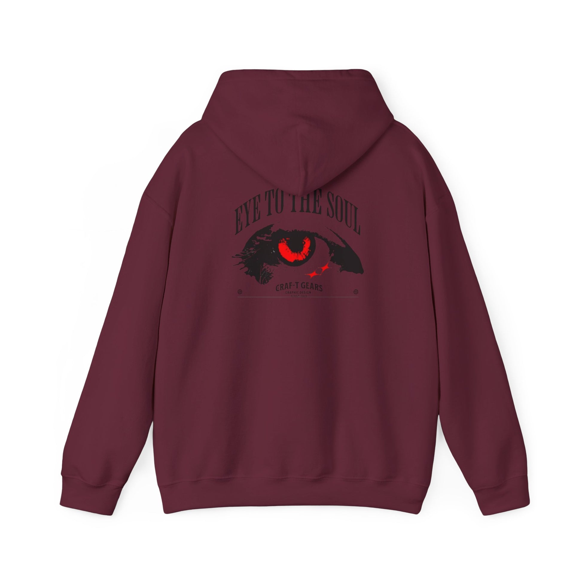 Men Heavy Blend™ Hooded Sweatshirt - 'The Eyes Tell a Story' Design