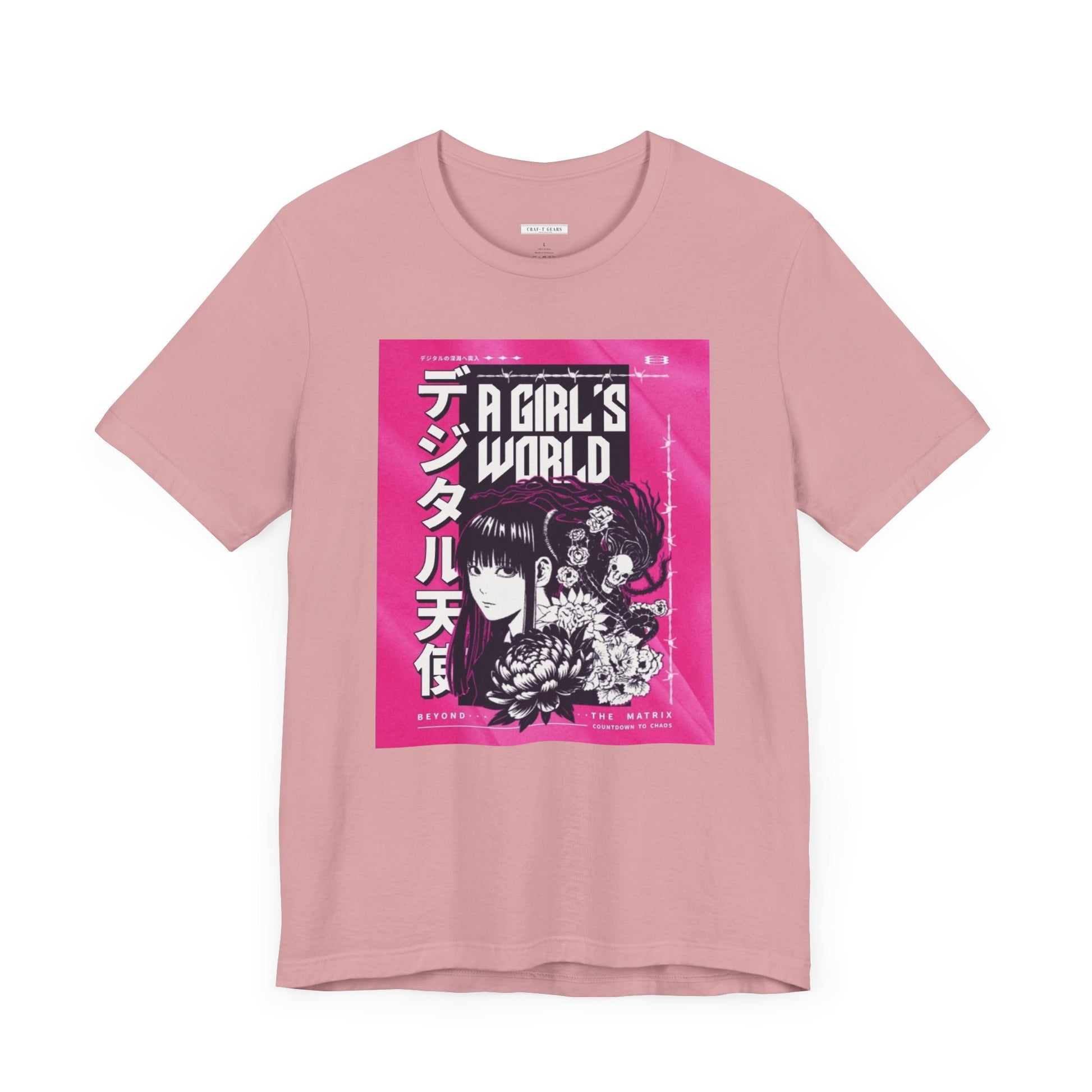 A Girl's World Graphic Tee - Women Short Sleeve T-Shirt