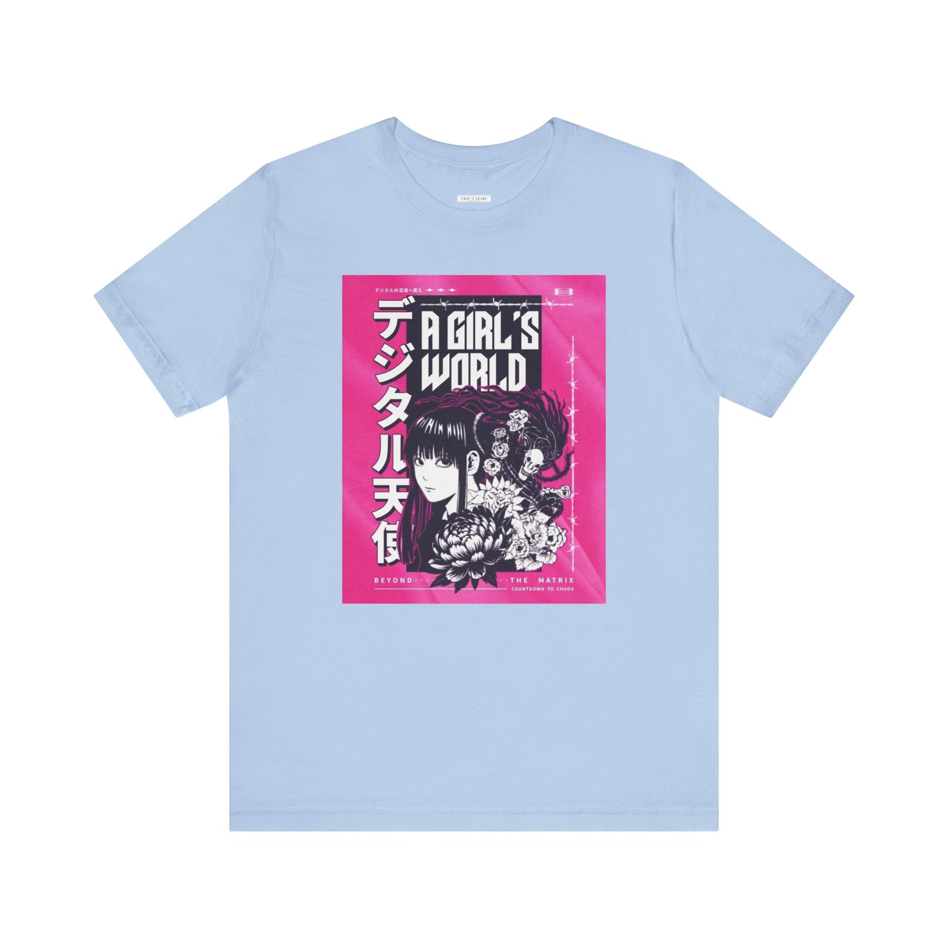A Girl's World Graphic Tee - Women Short Sleeve T-Shirt