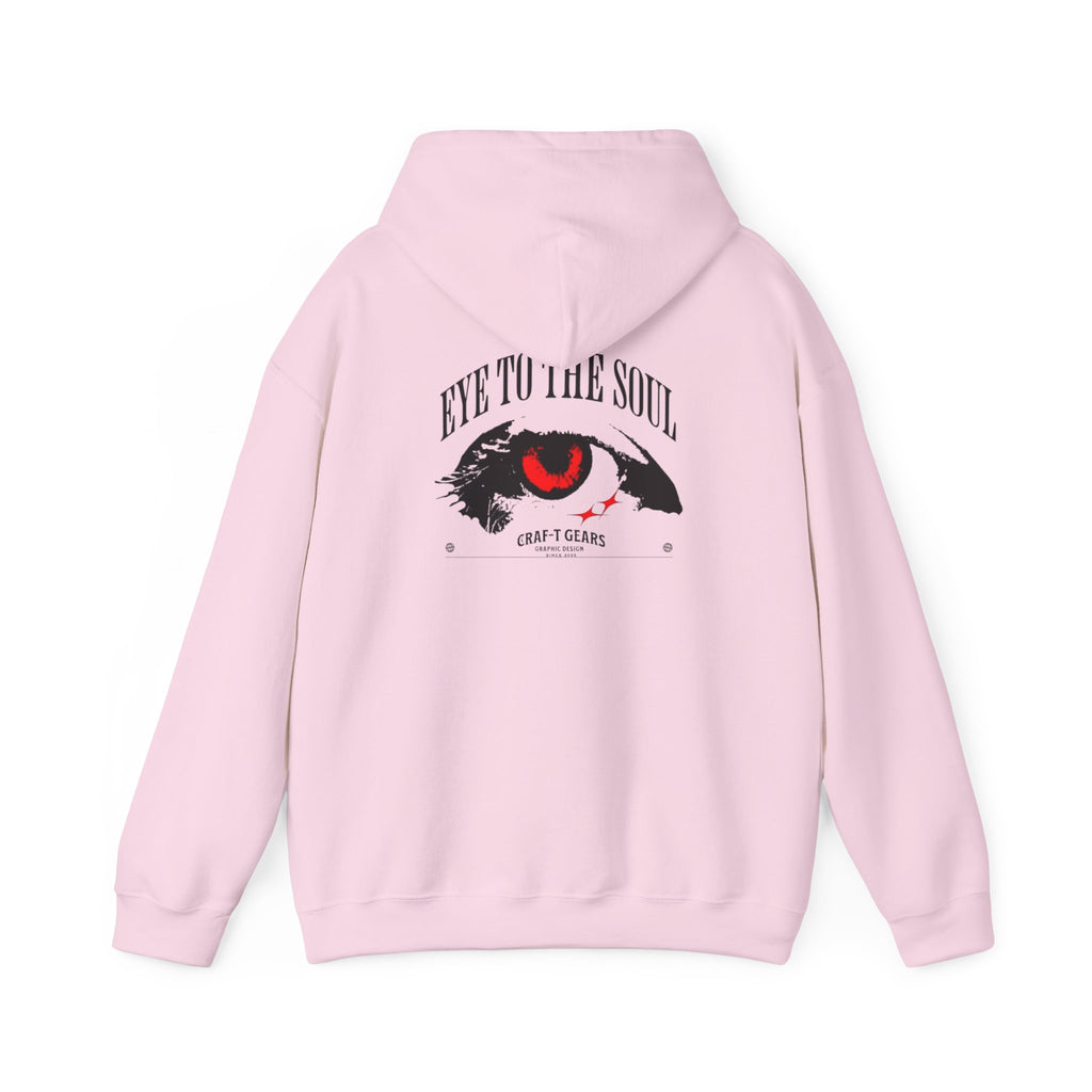 Men Heavy Blend™ Hooded Sweatshirt - 'The Eyes Tell a Story' Design