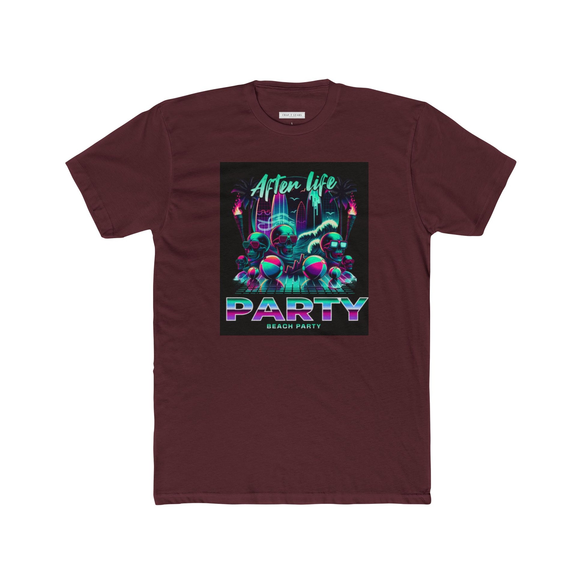 After Life Party Unisex Cotton Crew Tee - Perfect for Beach Celebrations
