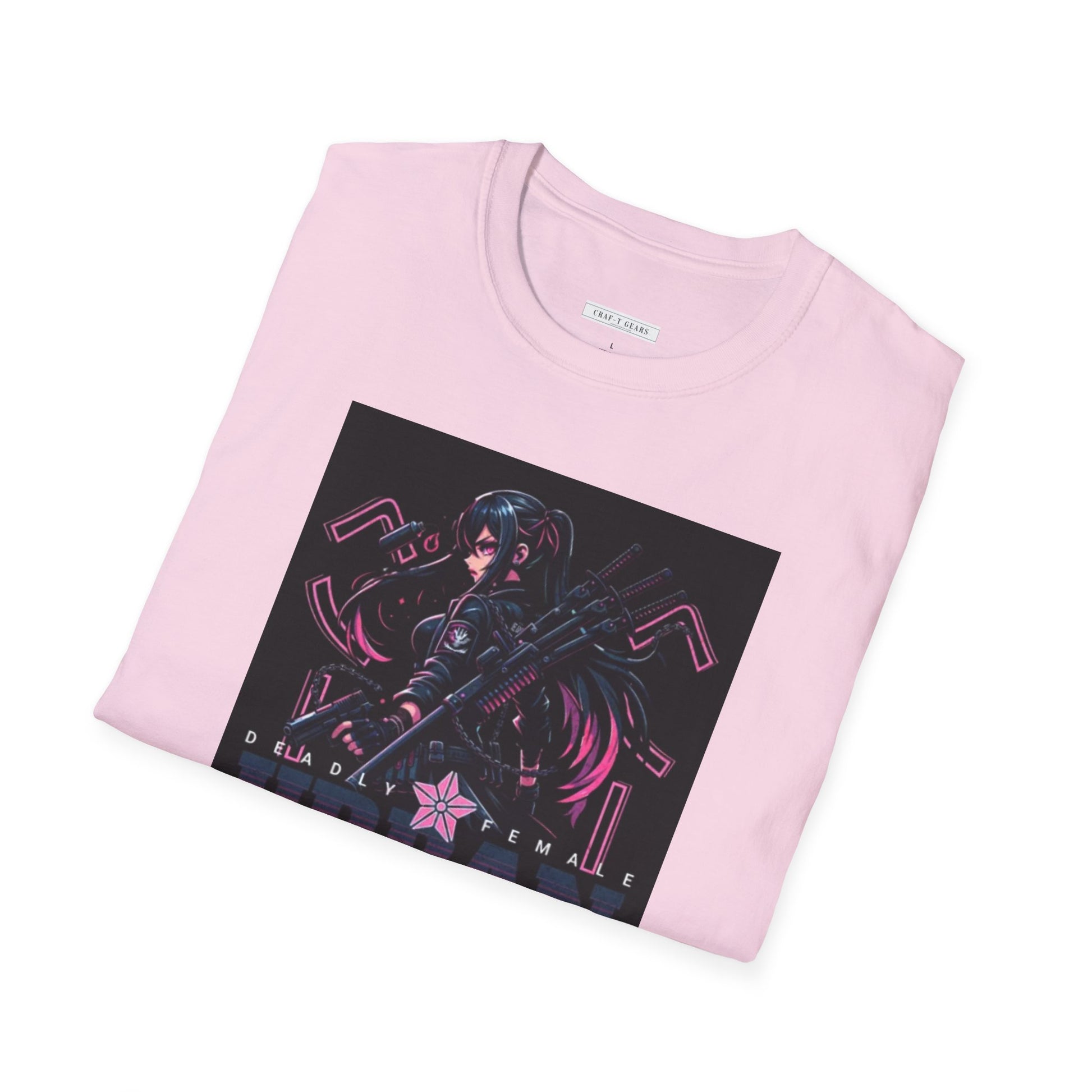 Samurai Vibe Women Softstyle T-Shirt - Perfect for Anime Lovers & Casual Wear