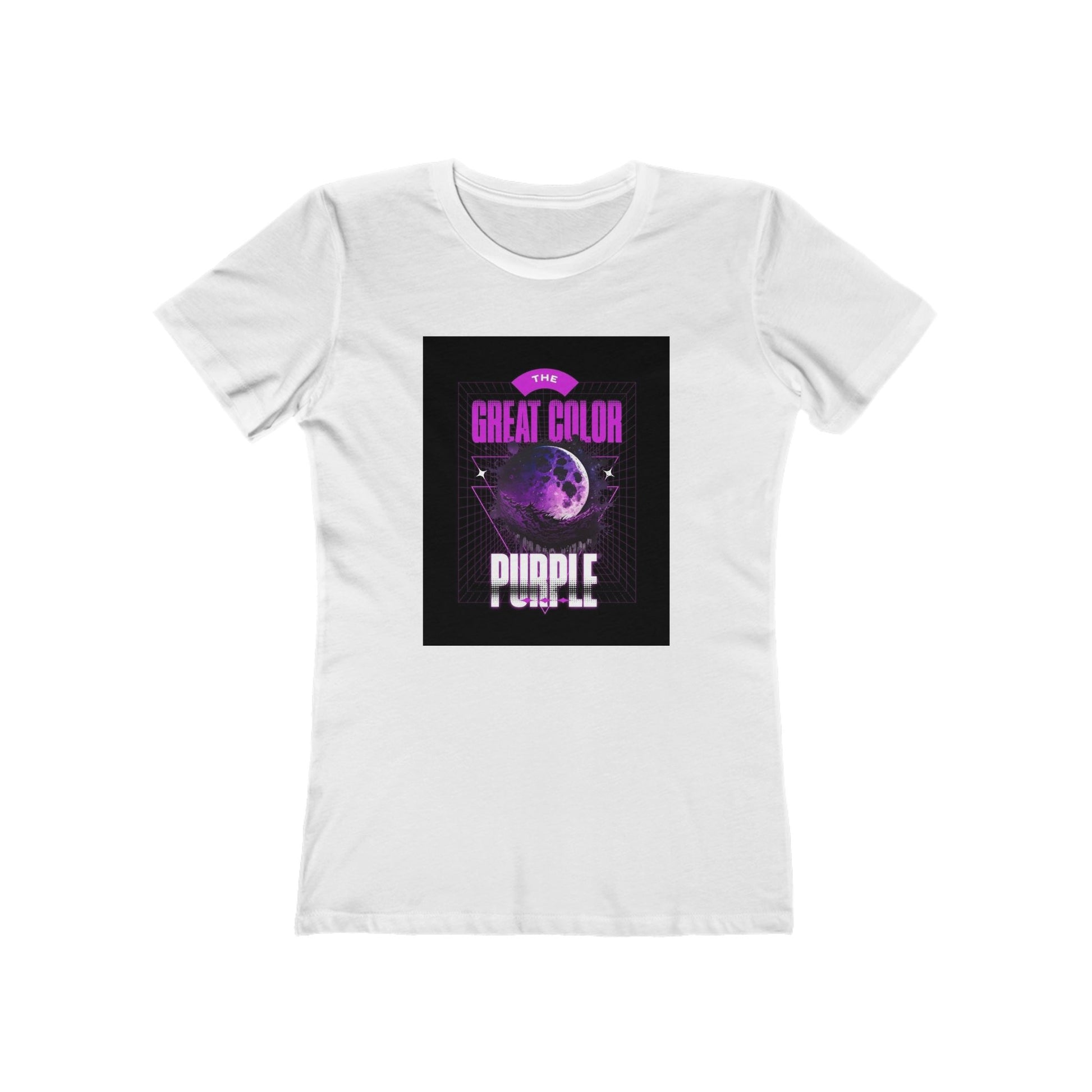 The Great Color Purple Women's Boyfriend Tee - Casual Graphic T-Shirt