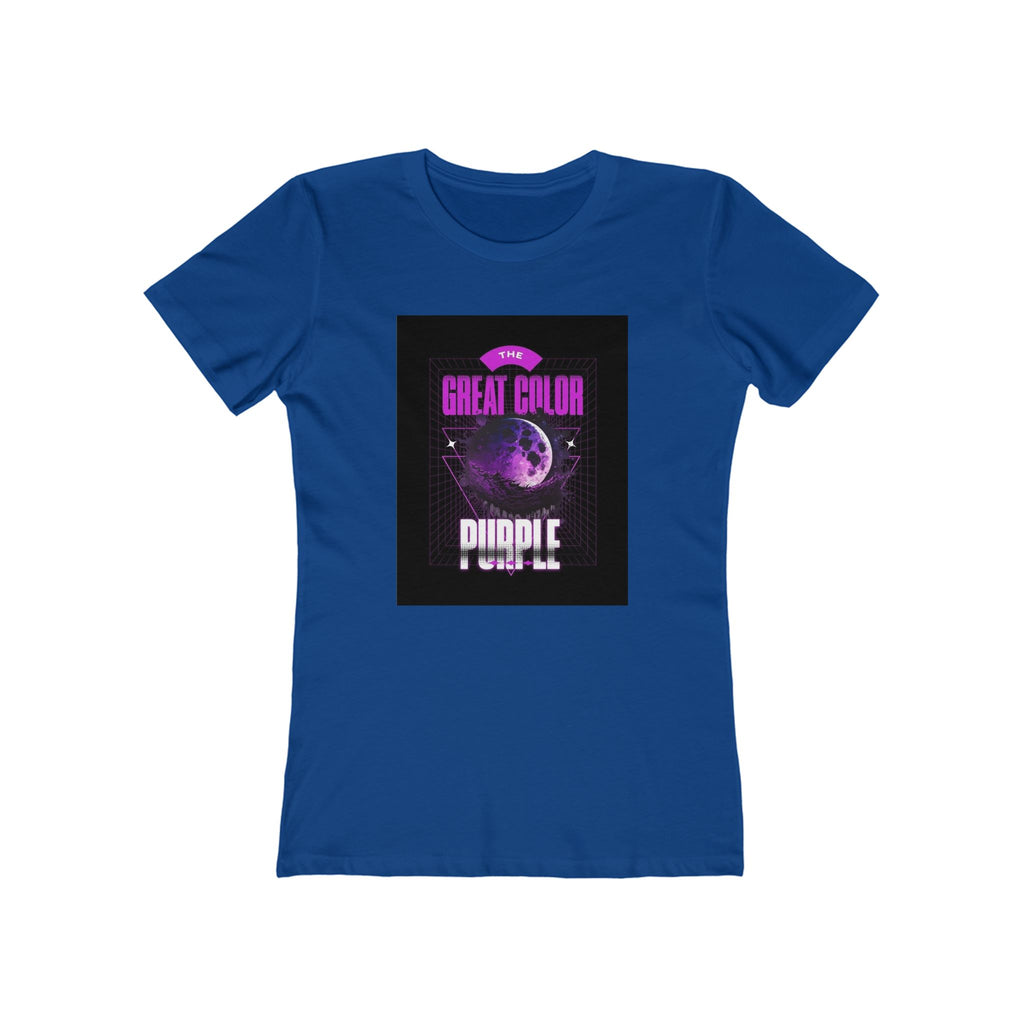 The Great Color Purple Women's Boyfriend Tee - Casual Graphic T-Shirt