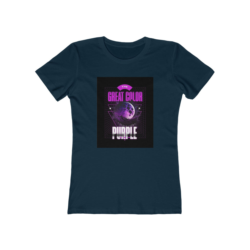 The Great Color Purple Women's Boyfriend Tee - Casual Graphic T-Shirt