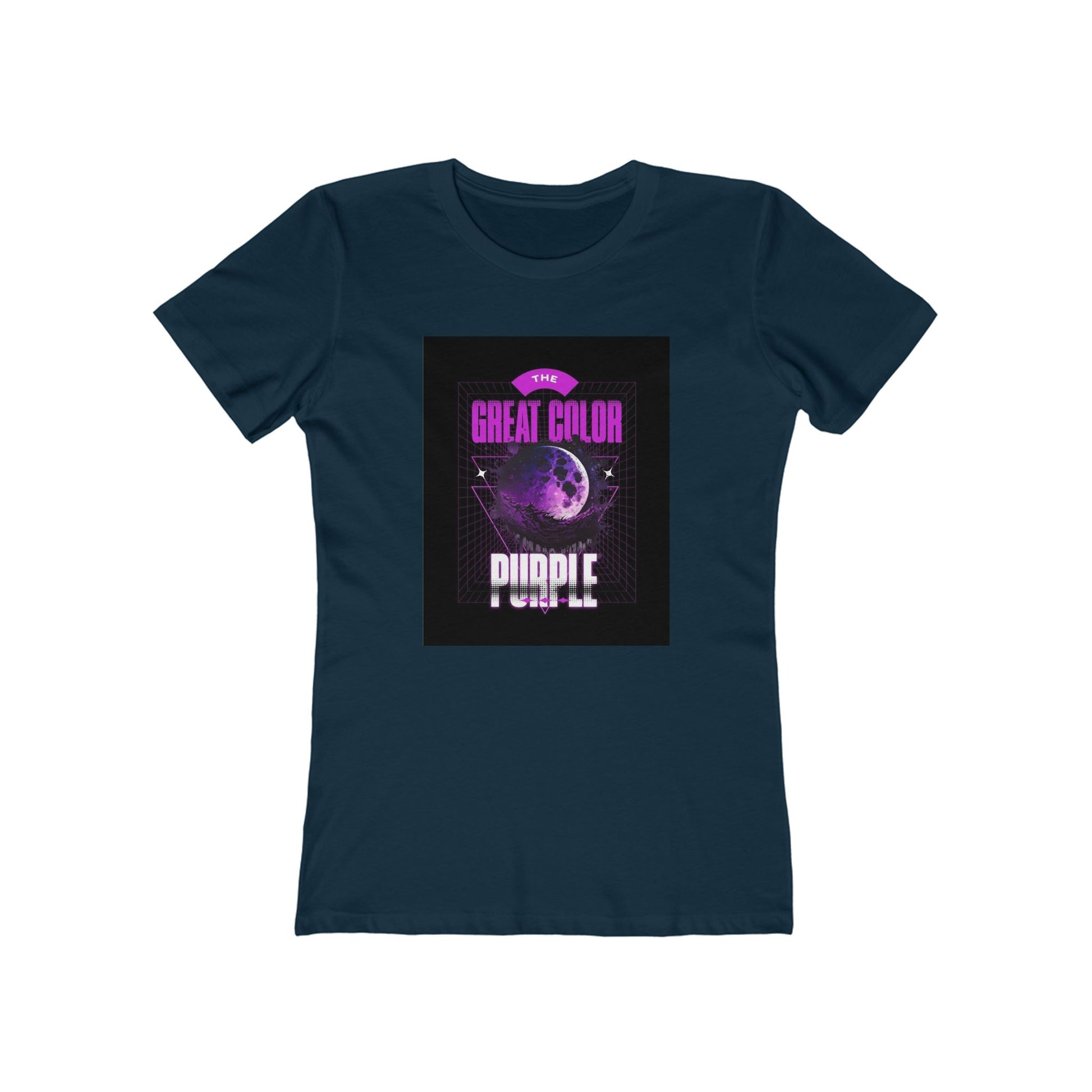 The Great Color Purple Women's Boyfriend Tee - Casual Graphic T-Shirt