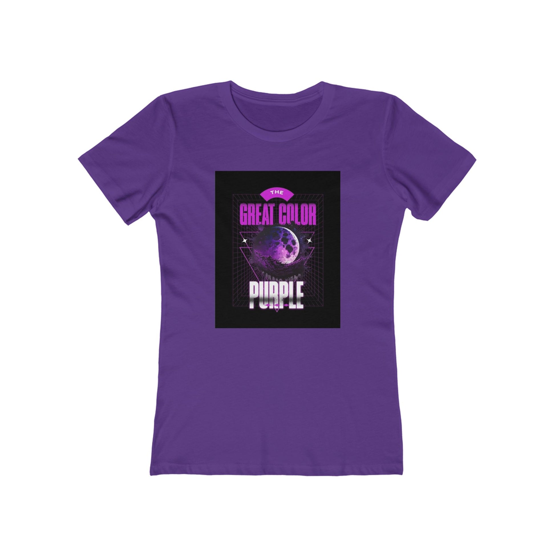The Great Color Purple Women's Boyfriend Tee - Casual Graphic T-Shirt