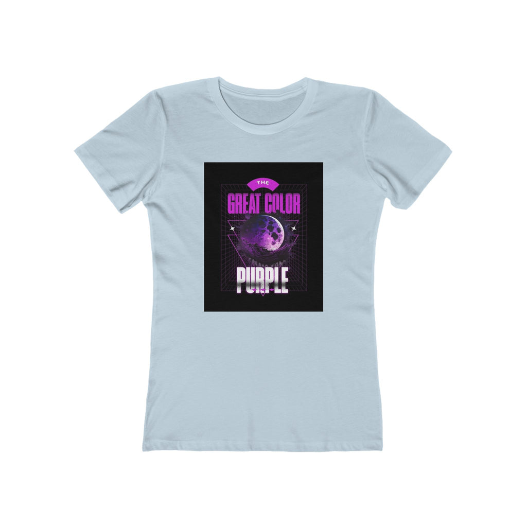 The Great Color Purple Women's Boyfriend Tee - Casual Graphic T-Shirt