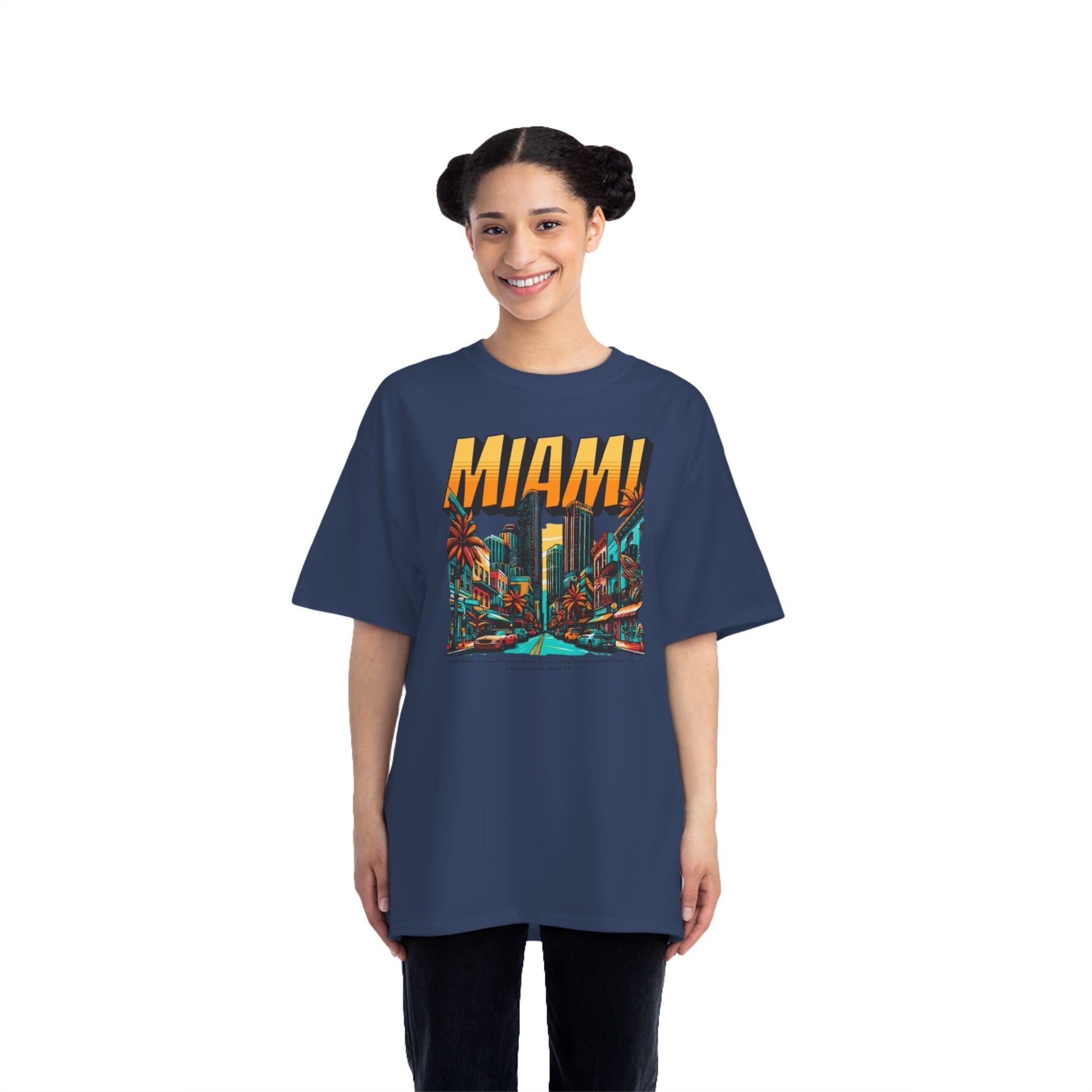 Miami Vintage Graphic T-Shirt - Perfect for Summer Adventures