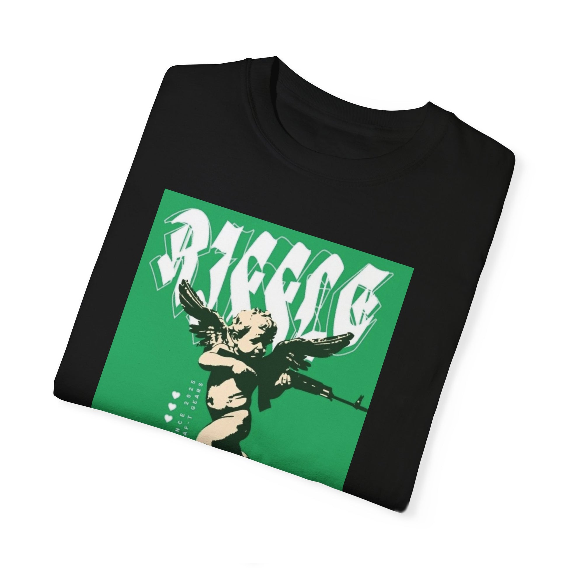 Male Outting Riffle T-Shirt - Vintage Style Graphic Tee with Bold Design