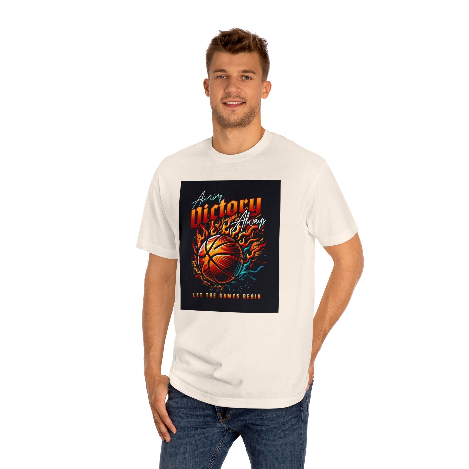 Victory Always Men's Classic Tee - Perfect for Basketball Fans