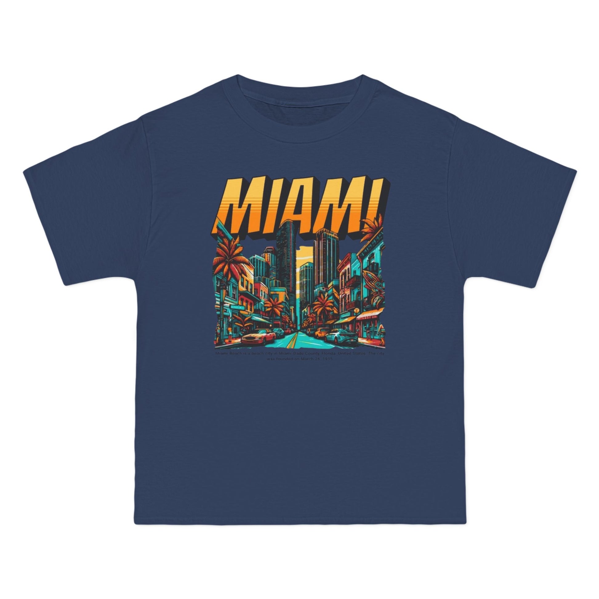 Miami Vintage Graphic T-Shirt - Perfect for Summer Adventures