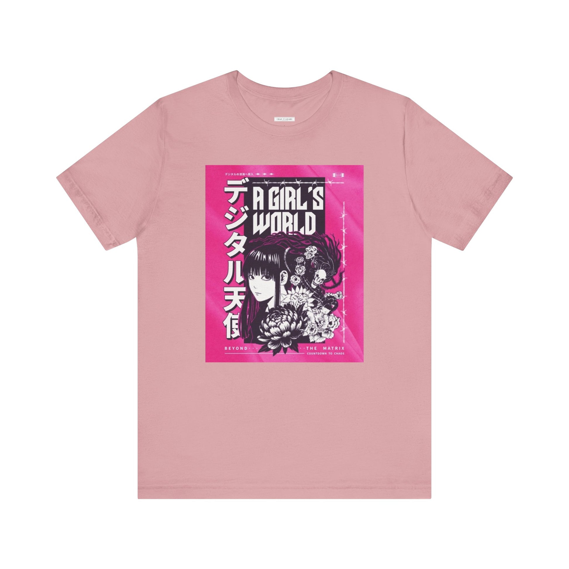 A Girl's World Graphic Tee - Women Short Sleeve T-Shirt