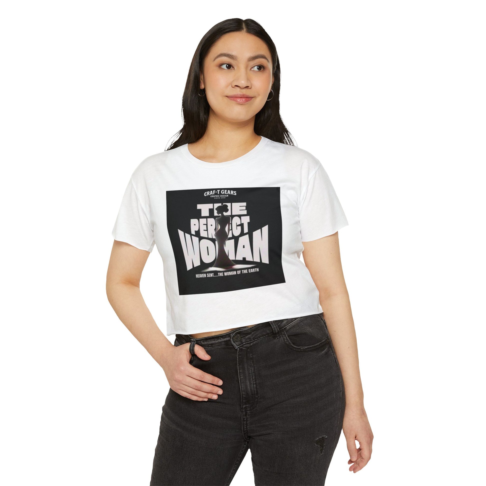 The Perfect Woman Festival Crop Top | Stylish Women's Apparel for Festivals & Celebrations