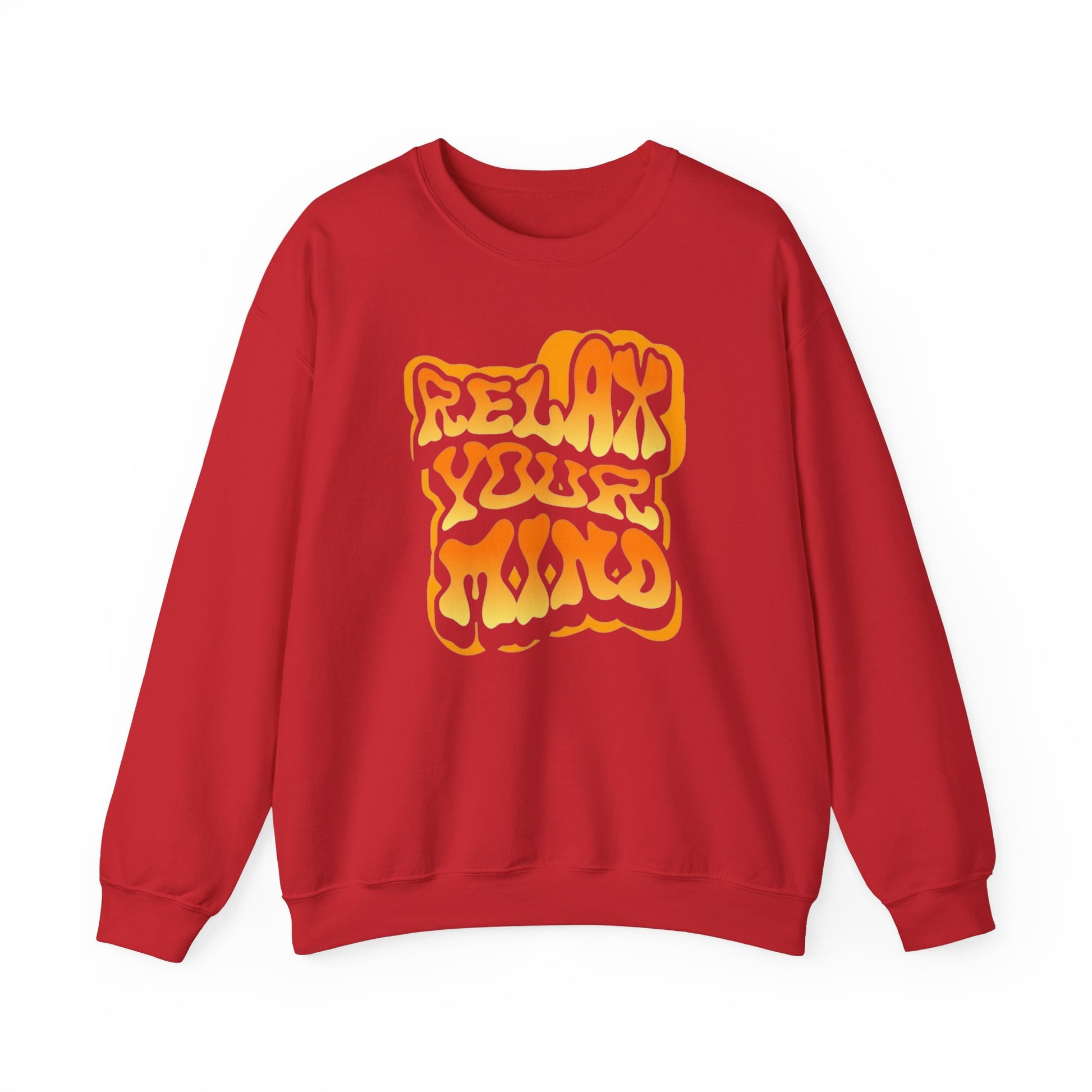 Retro Relax Your Mind Crewneck Sweatshirt | Cozy Unisex Graphic Sweater