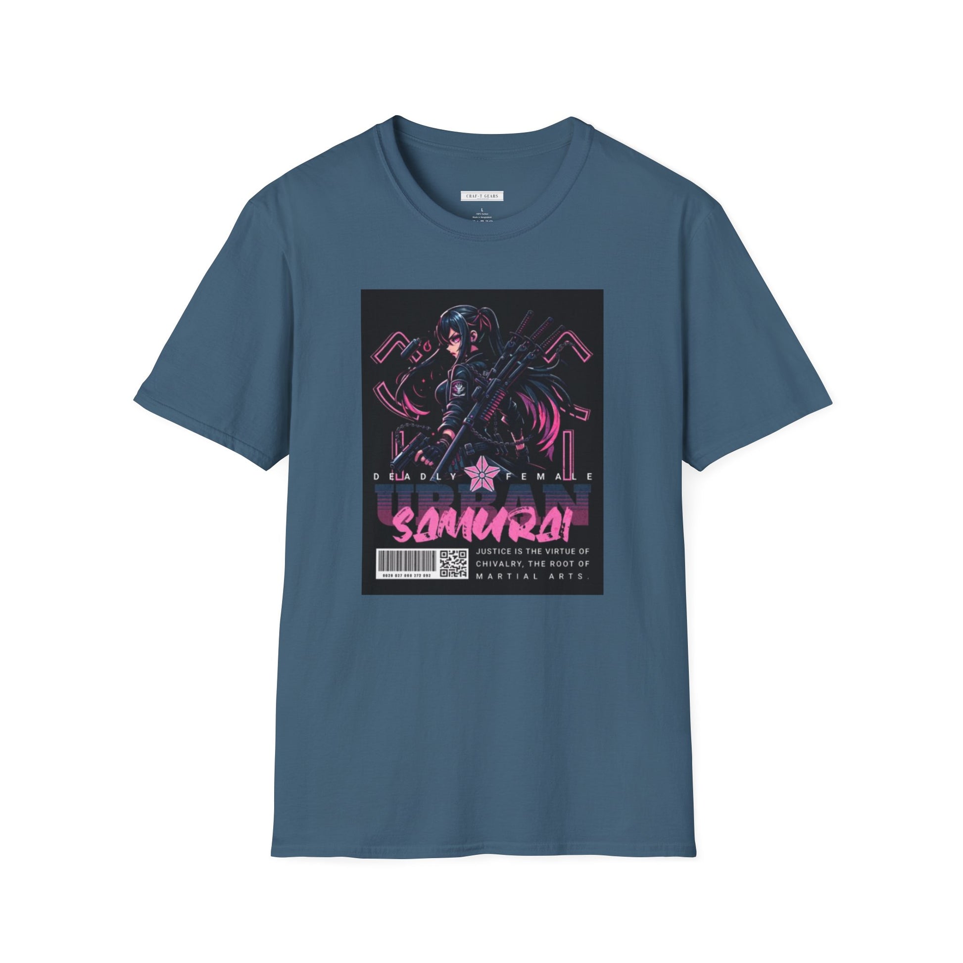 Samurai Vibe Women Softstyle T-Shirt - Perfect for Anime Lovers & Casual Wear