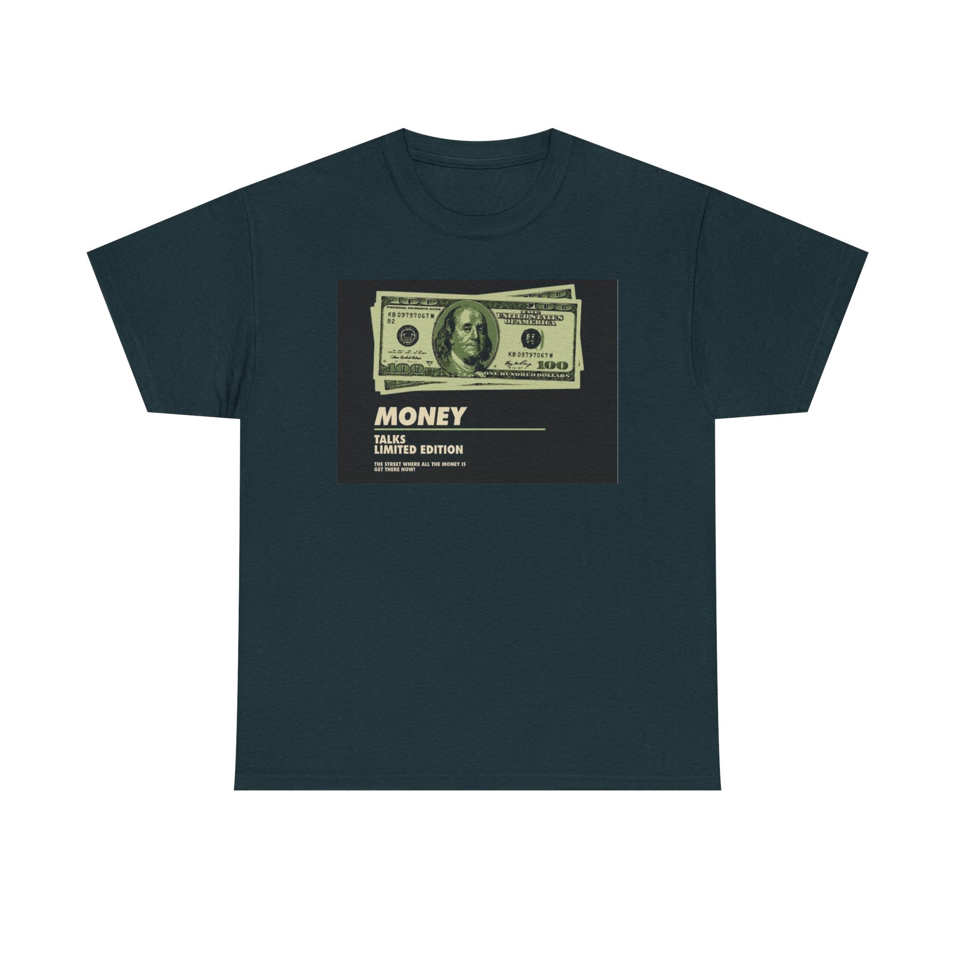 Limited Edition Money Graphic Male Heavy Cotton Tee