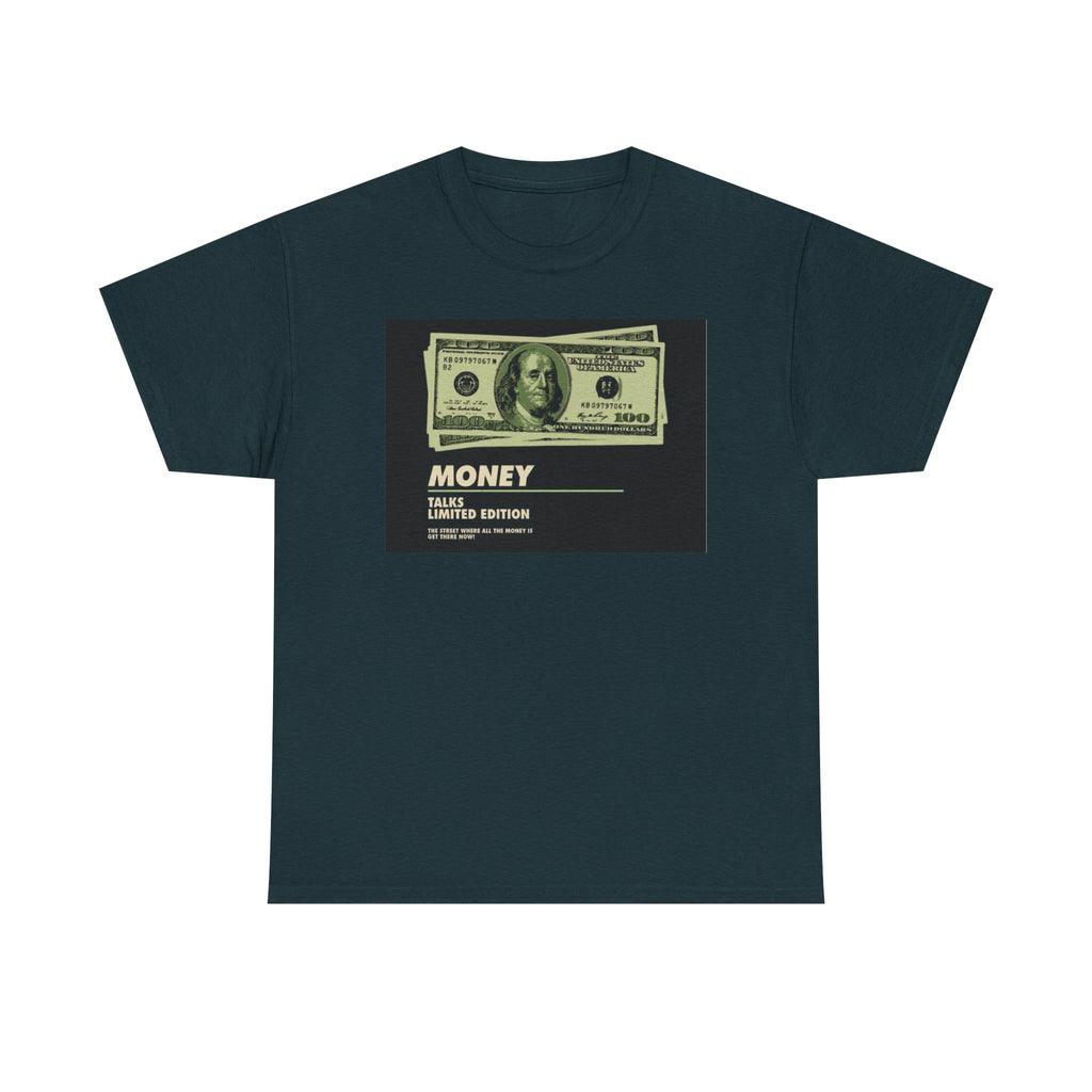 Limited Edition Money Graphic Male Heavy Cotton Tee
