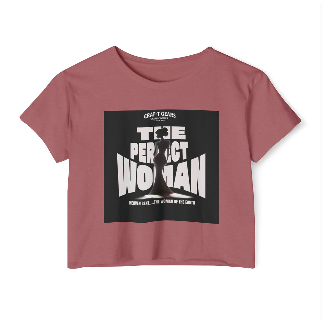 The Perfect Woman Festival Crop Top | Stylish Women's Apparel for Festivals & Celebrations