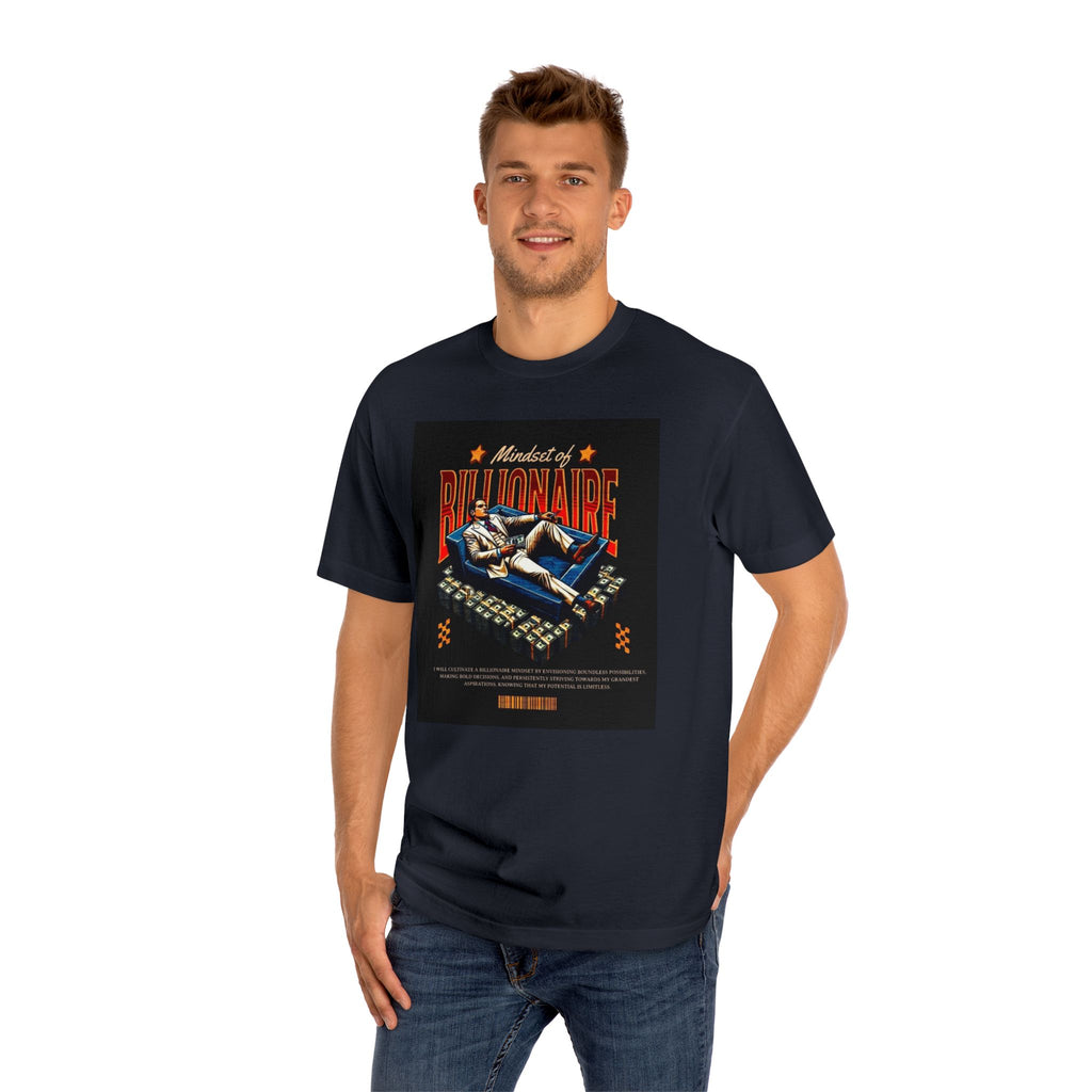 Mindset of Billionaire Unisex Classic Tee - Motivational Graphic T-Shirt