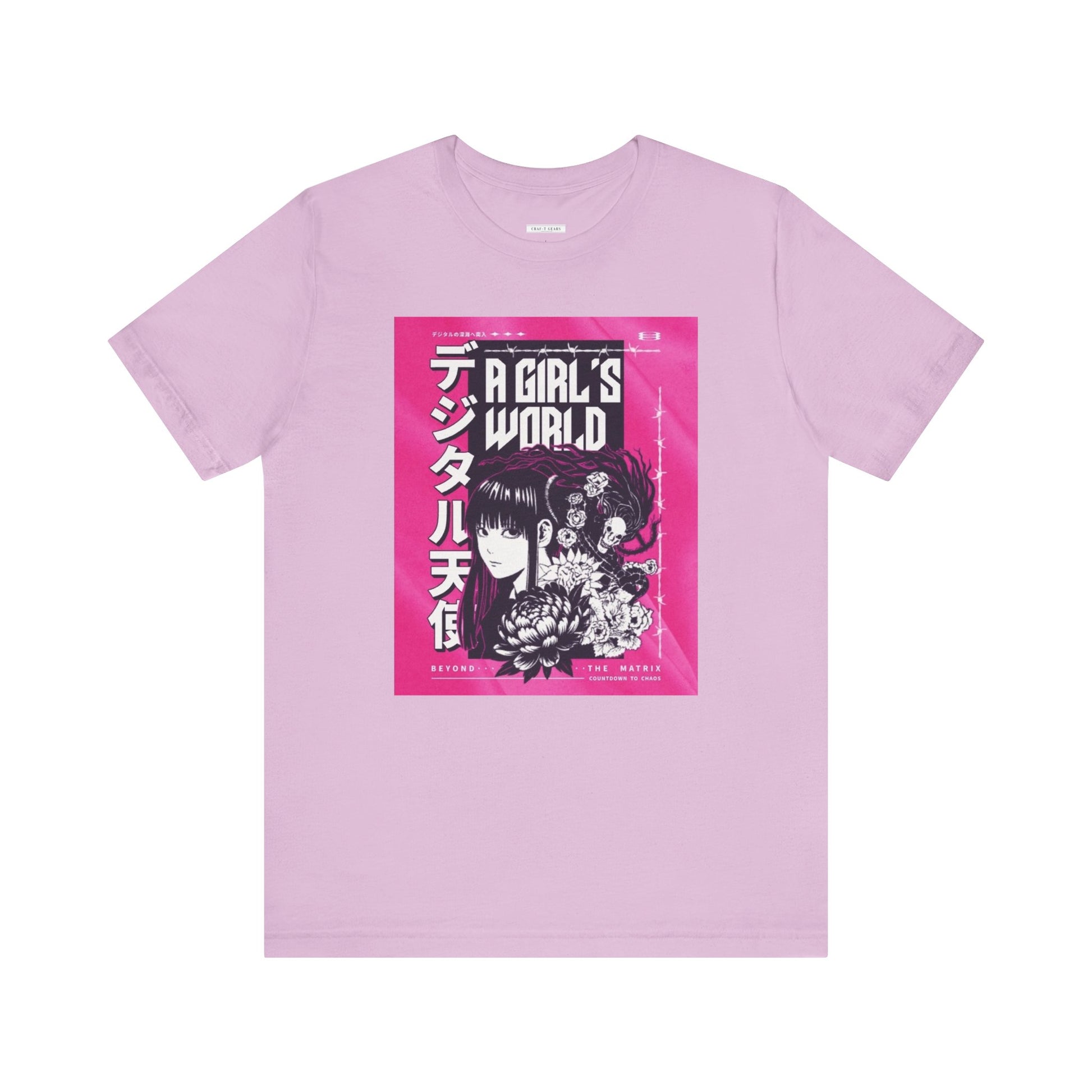 A Girl's World Graphic Tee - Women Short Sleeve T-Shirt
