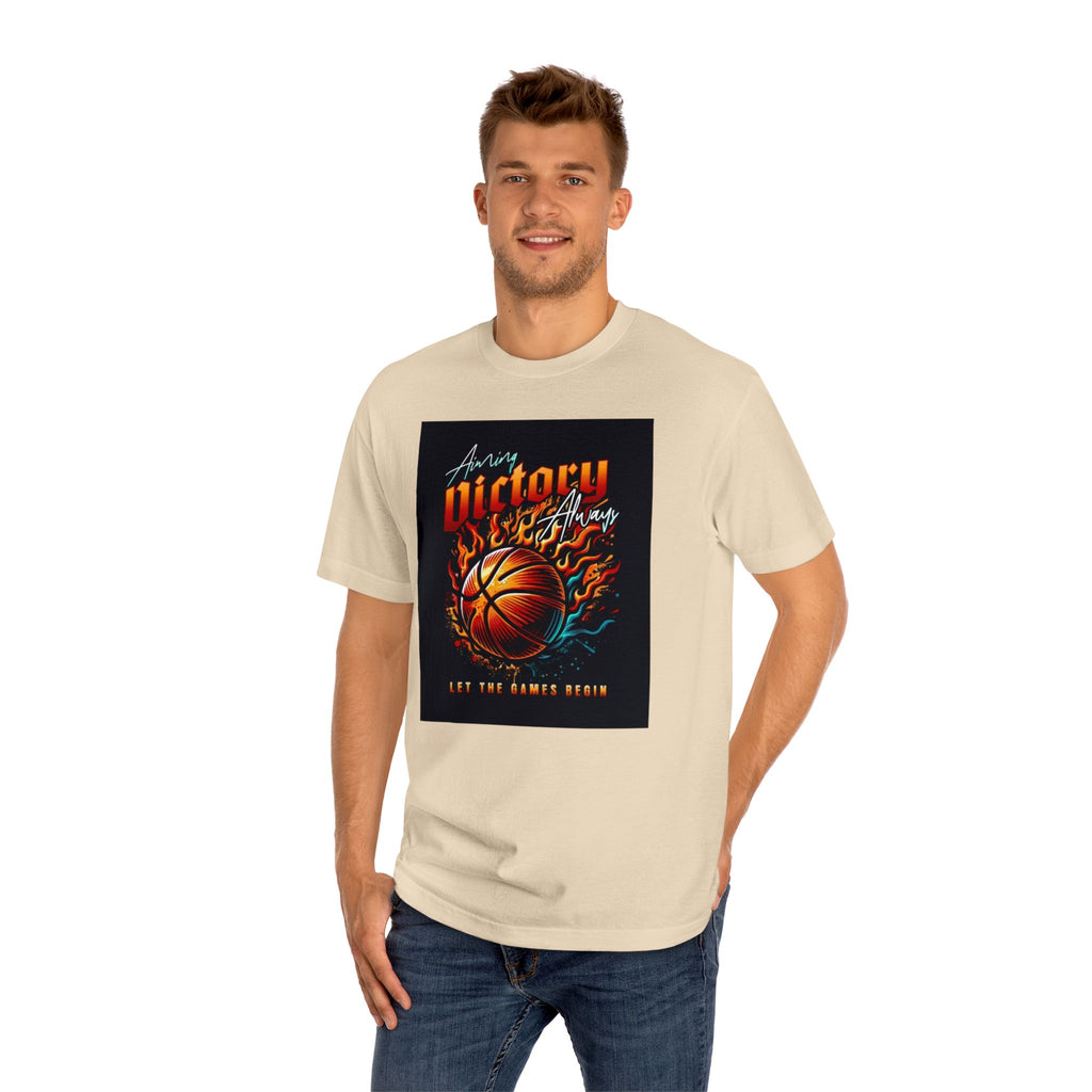 Victory Always Men's Classic Tee - Perfect for Basketball Fans