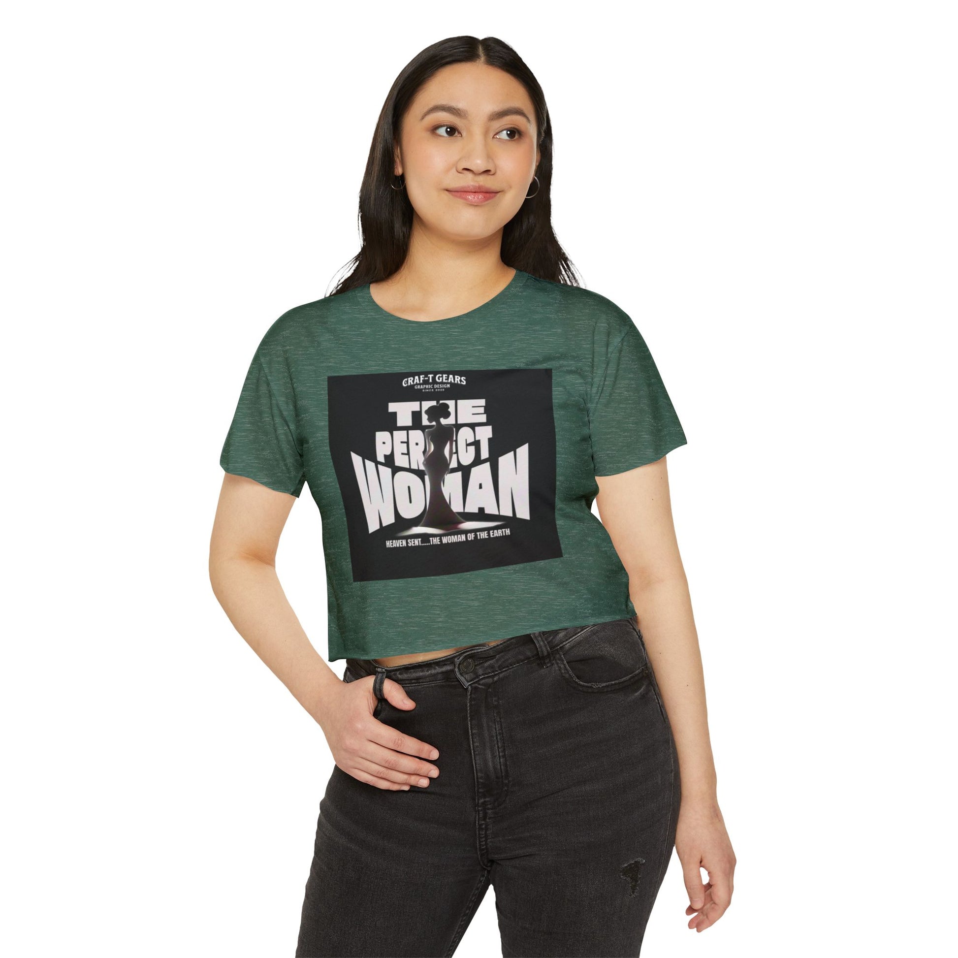 The Perfect Woman Festival Crop Top | Stylish Women's Apparel for Festivals & Celebrations
