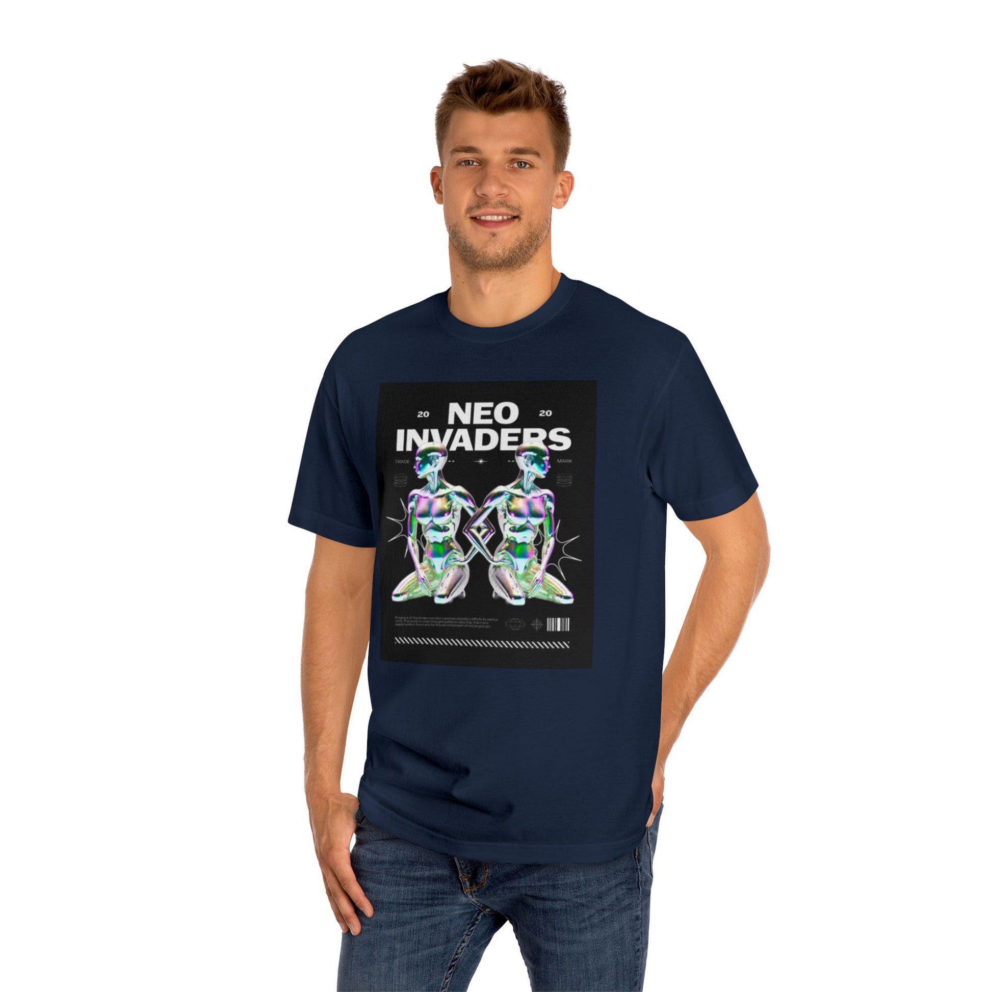 Women Classic Tee - Neo Invaders Graphic Tee - Trendy and Bold Streetwear