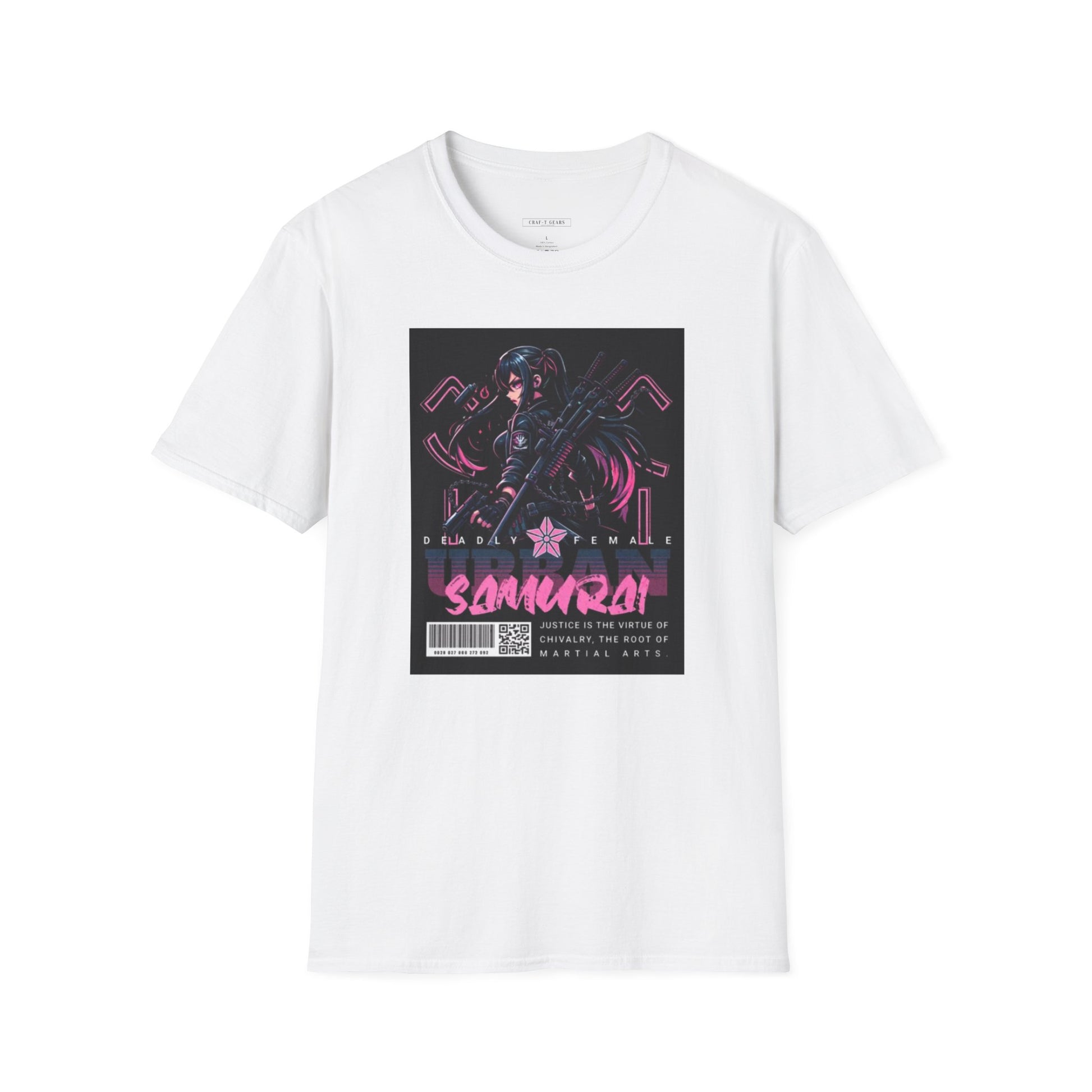 Samurai Vibe Women Softstyle T-Shirt - Perfect for Anime Lovers & Casual Wear