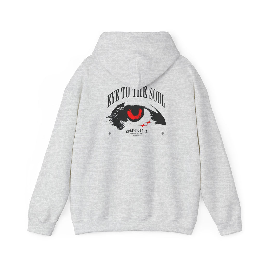Men Heavy Blend™ Hooded Sweatshirt - 'The Eyes Tell a Story' Design
