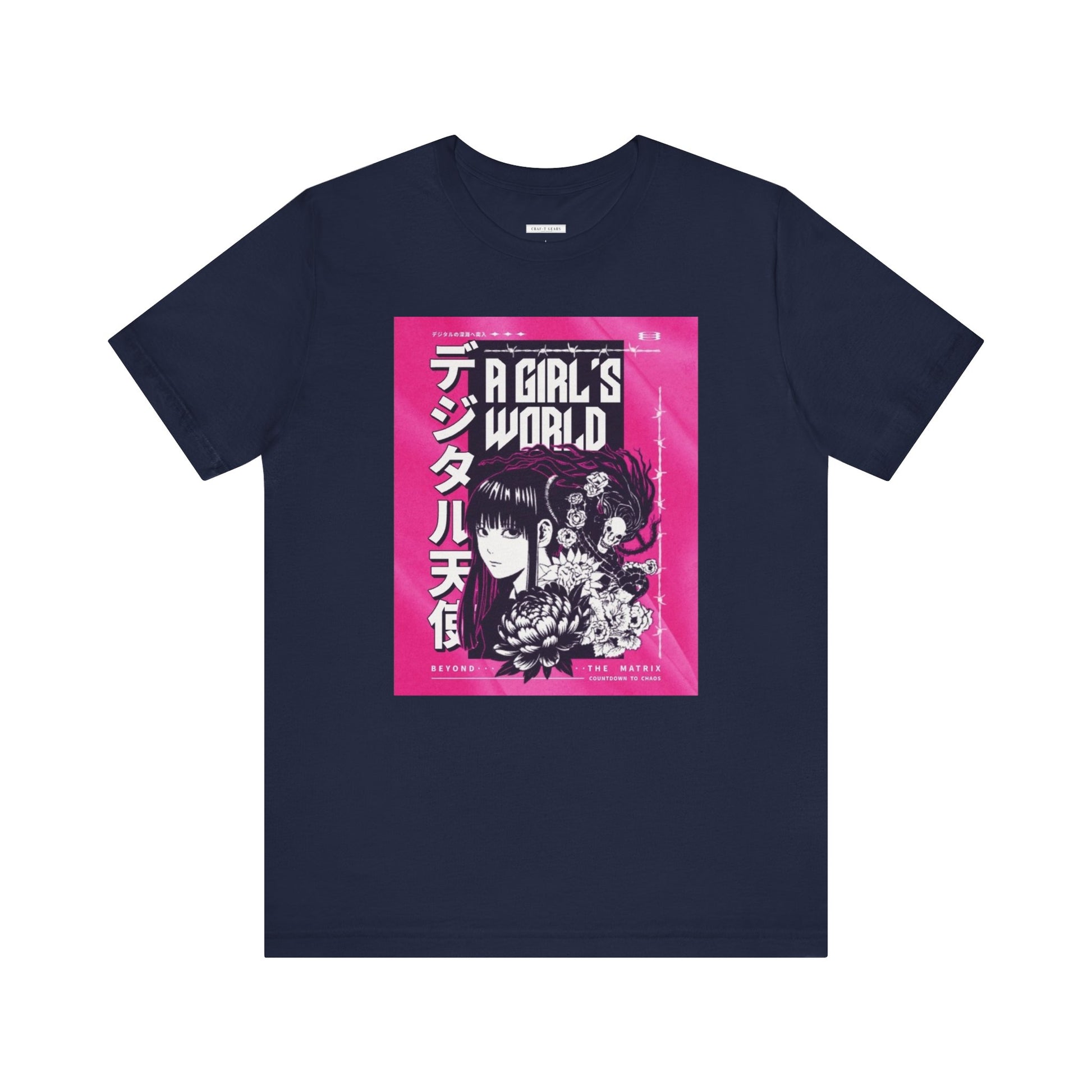 A Girl's World Graphic Tee - Women Short Sleeve T-Shirt