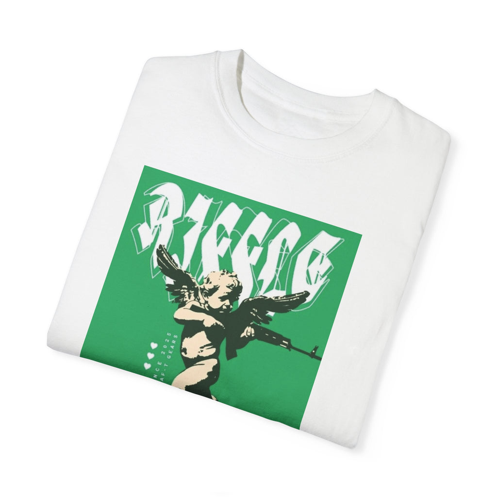 Male Outting Riffle T-Shirt - Vintage Style Graphic Tee with Bold Design