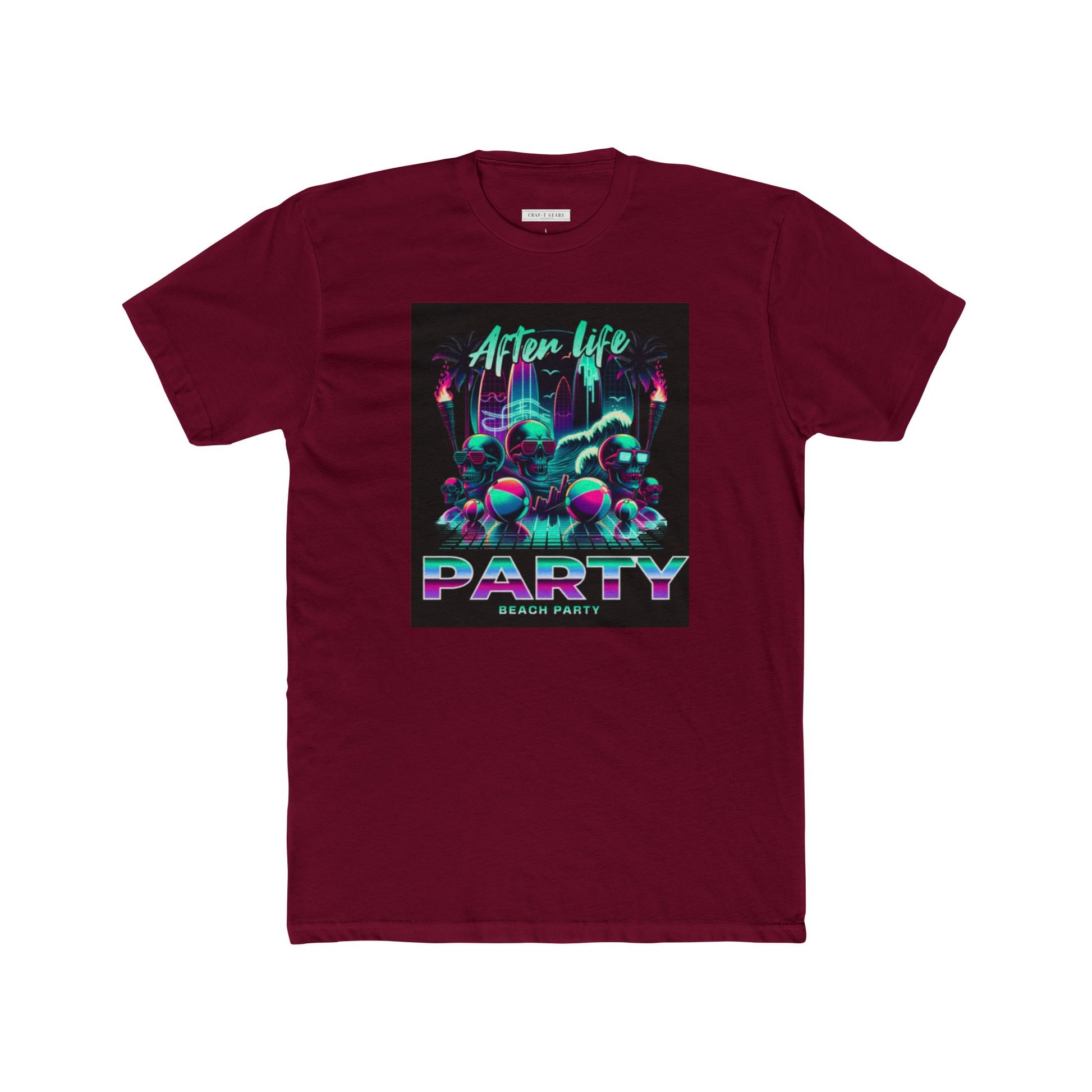 After Life Party Unisex Cotton Crew Tee - Perfect for Beach Celebrations